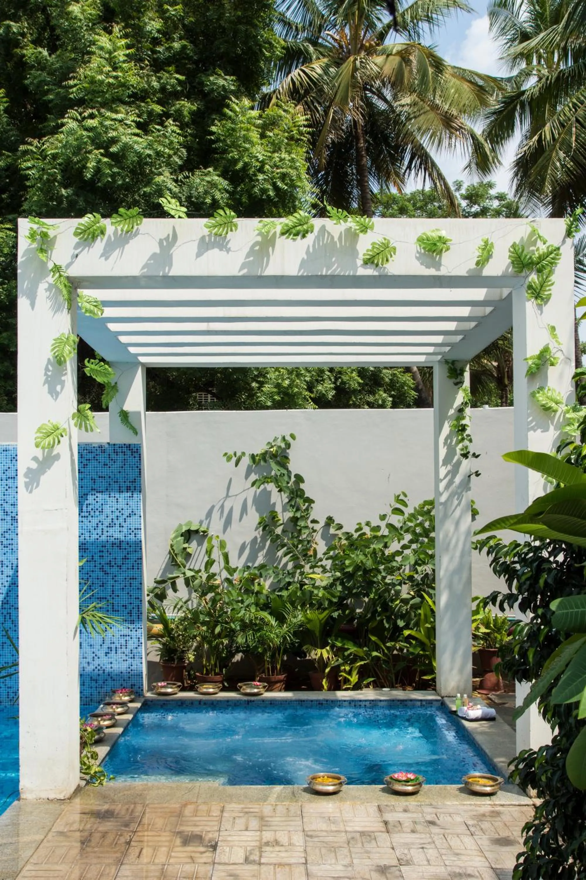 Swimming pool in JC Residency Madurai