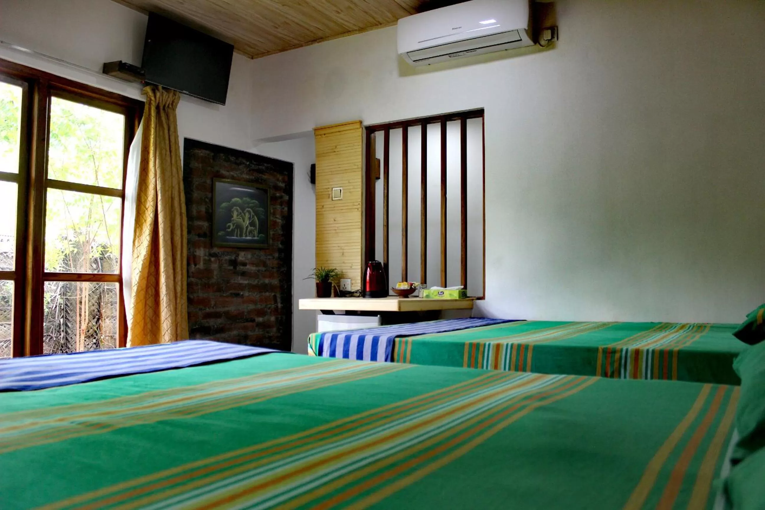 Bed in Green Cottage