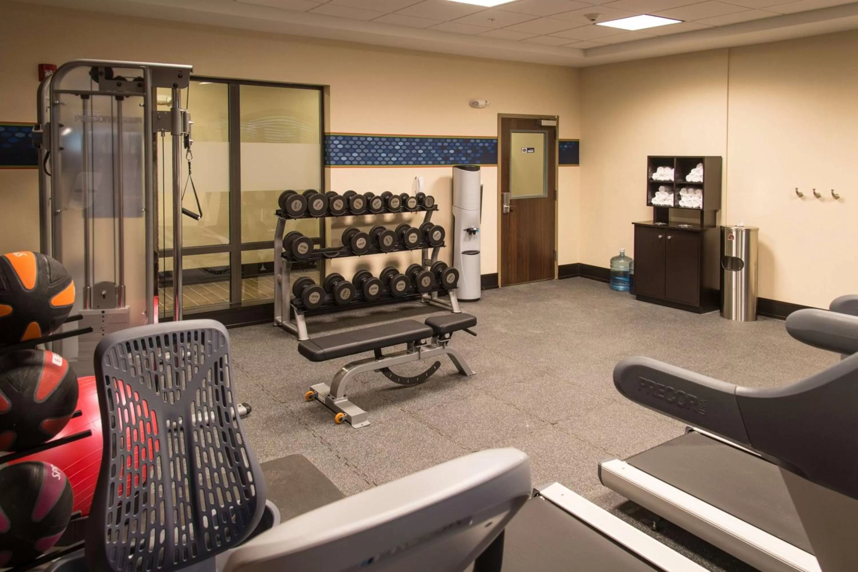 Fitness centre/facilities in Hampton Inn & Suites Gulfport