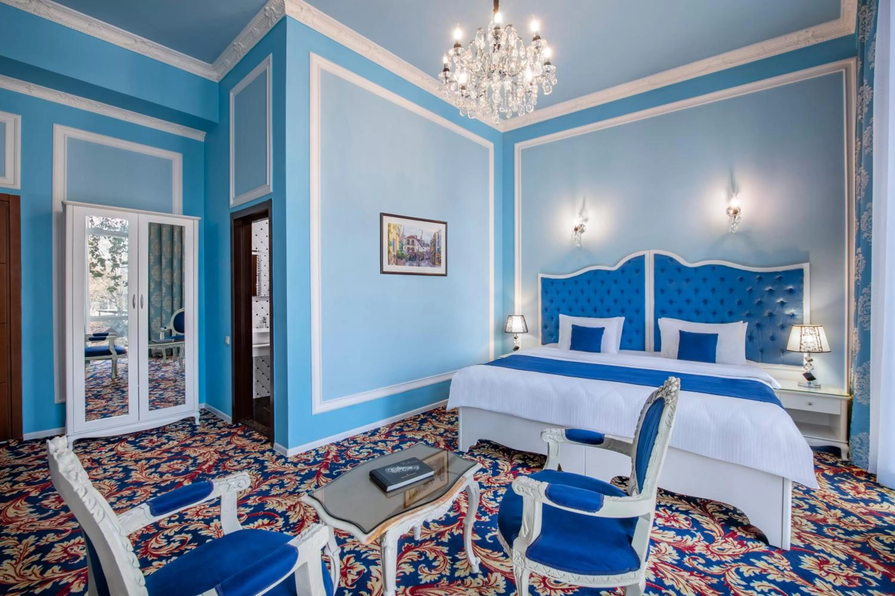 Bedroom, Bed in River Side Hotel Tbilisi