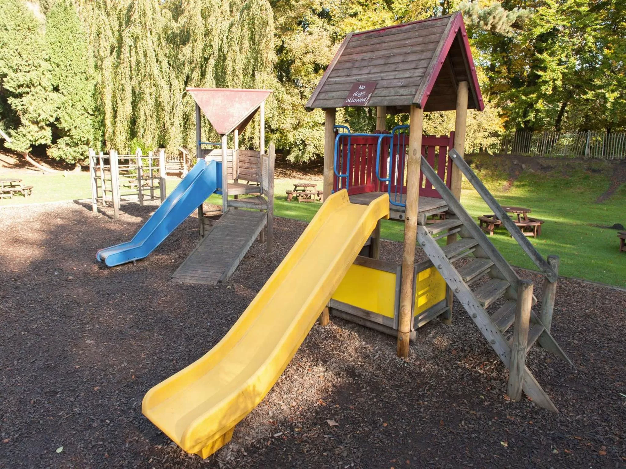 Children play ground in Wheatsheaf, Baslow by Marston's Inns