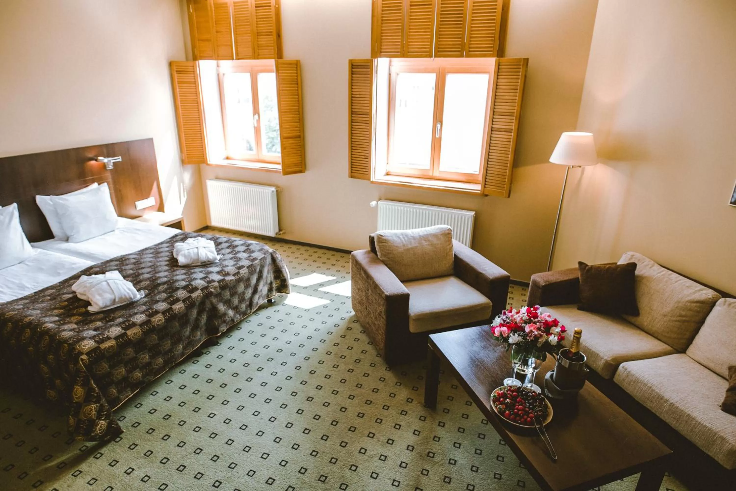 Bedroom, Bed in Hanza Hotel