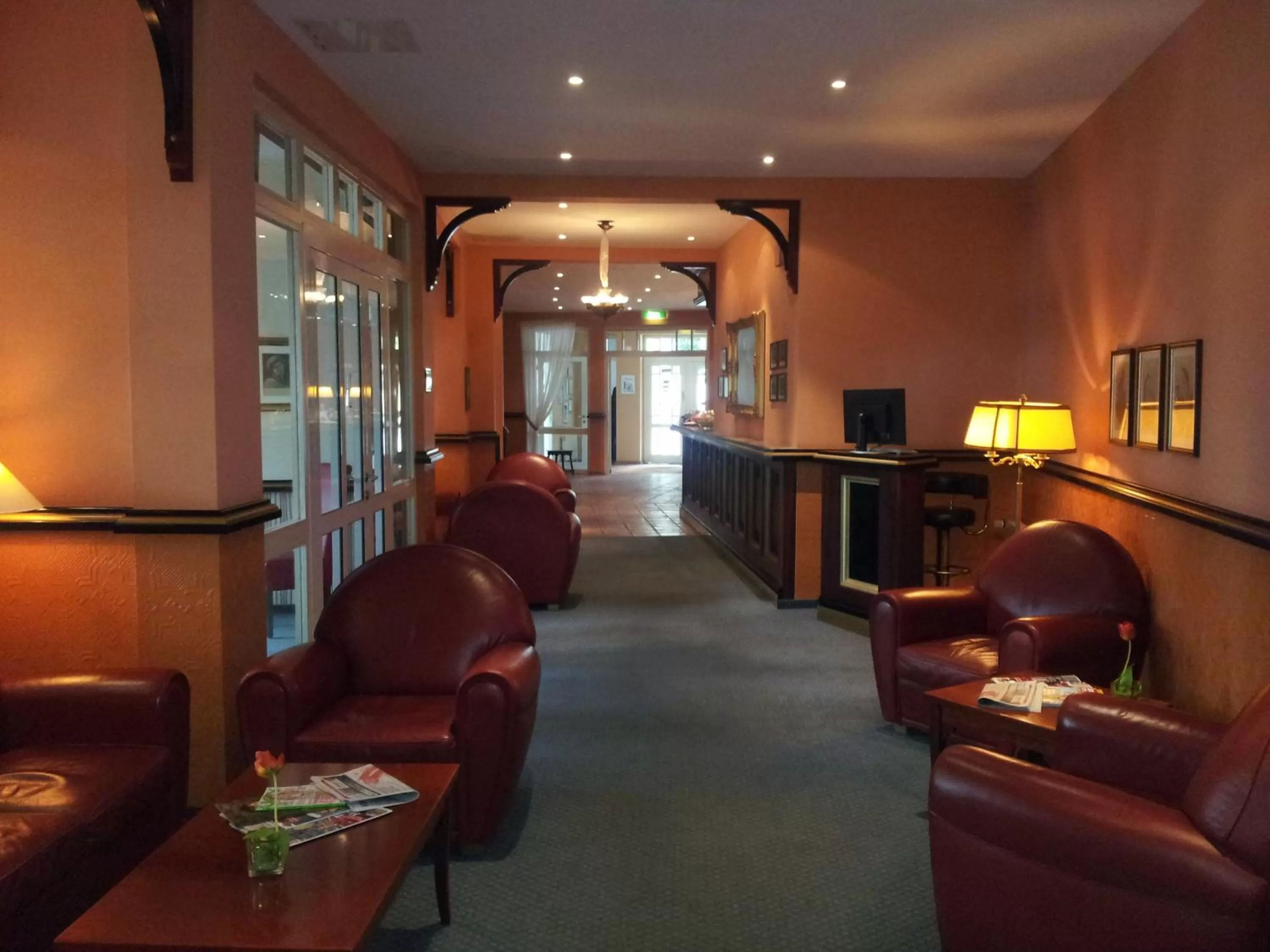 Lobby or reception in SORAT Hotel Brandenburg