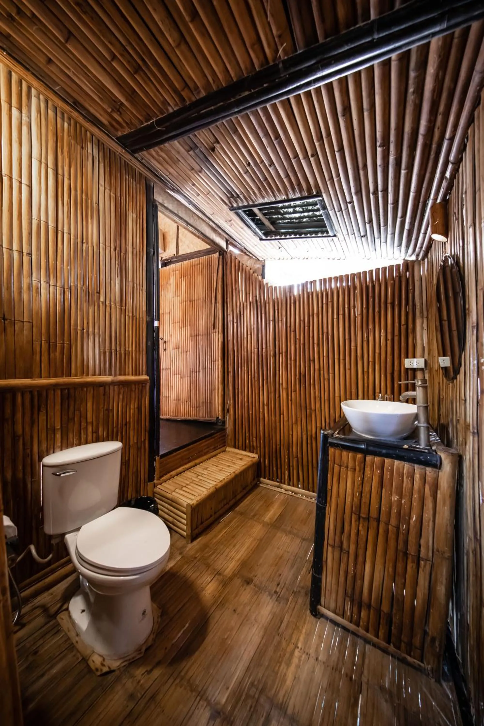 Bathroom in Eco Lanta Hideaway Beach Resort