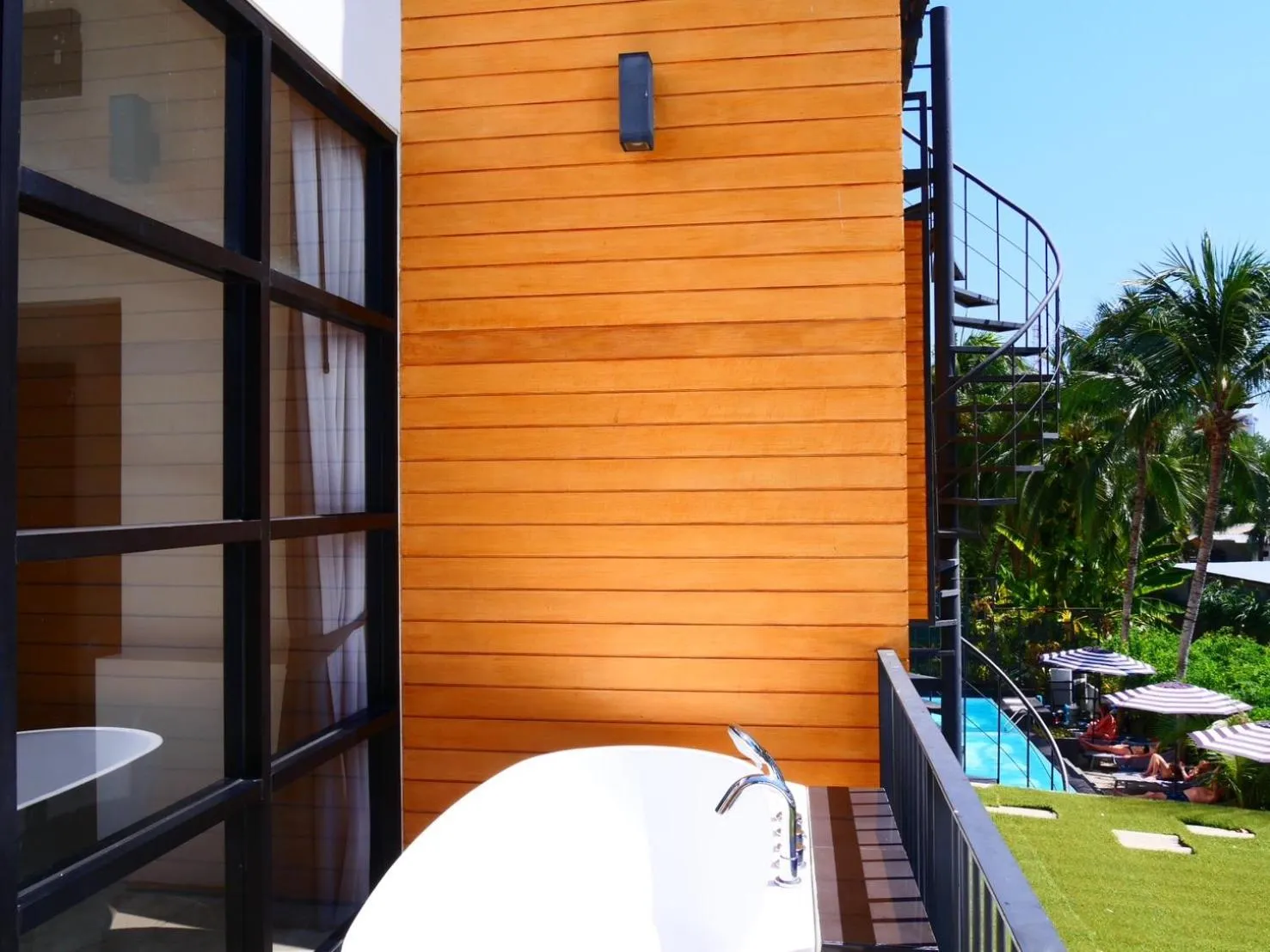 View (from property/room) in Book a Bed Poshtel - SHA Plus