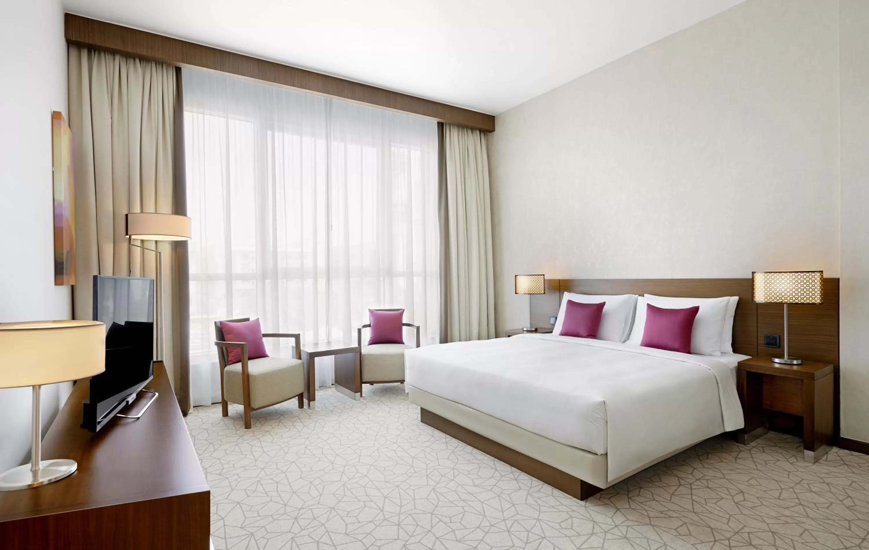 TV and multimedia, Bed in Hyatt Place Dubai Jumeirah Residences