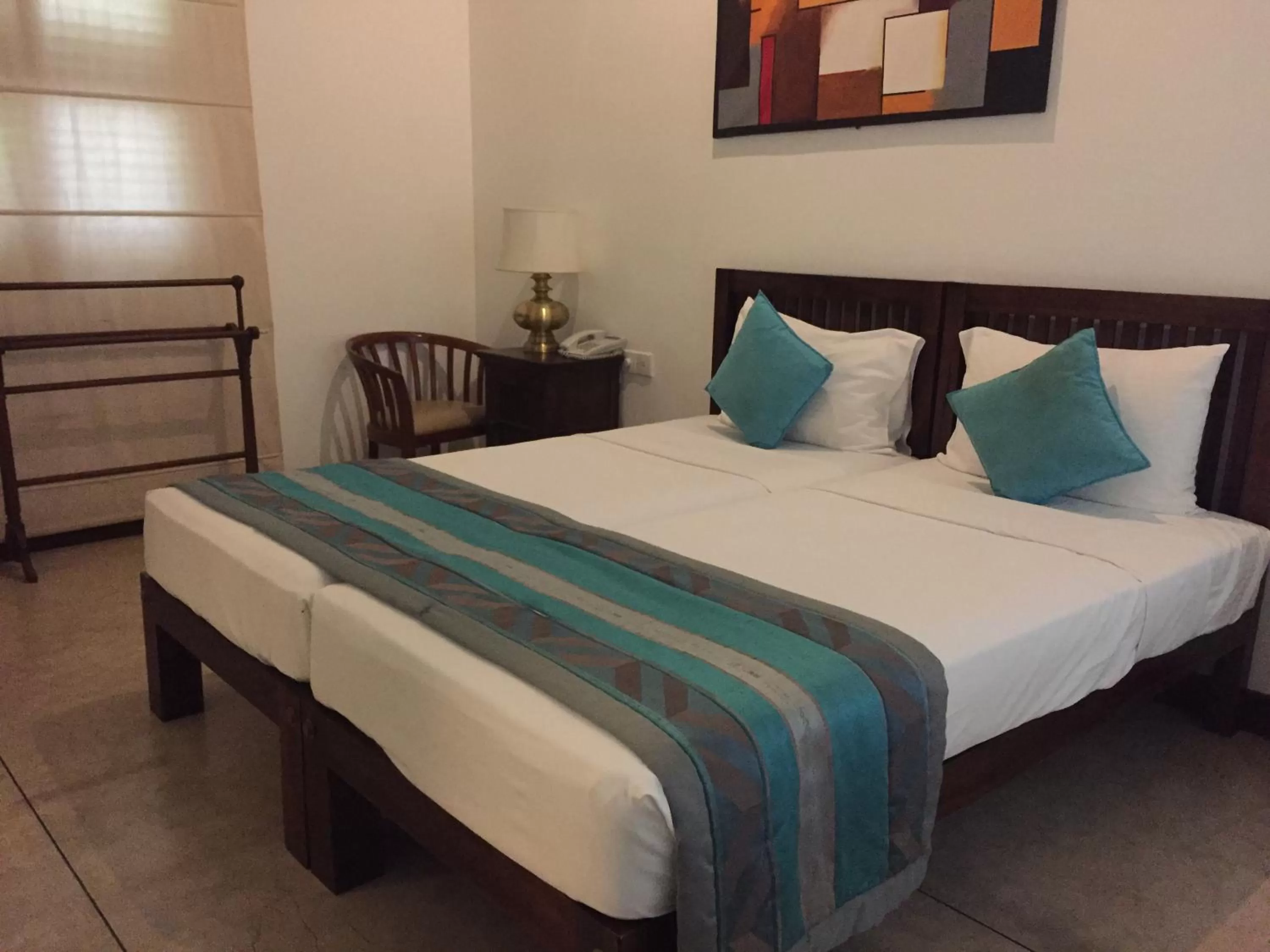 Photo of the whole room, Bed in Jaffna Heritage Hotel