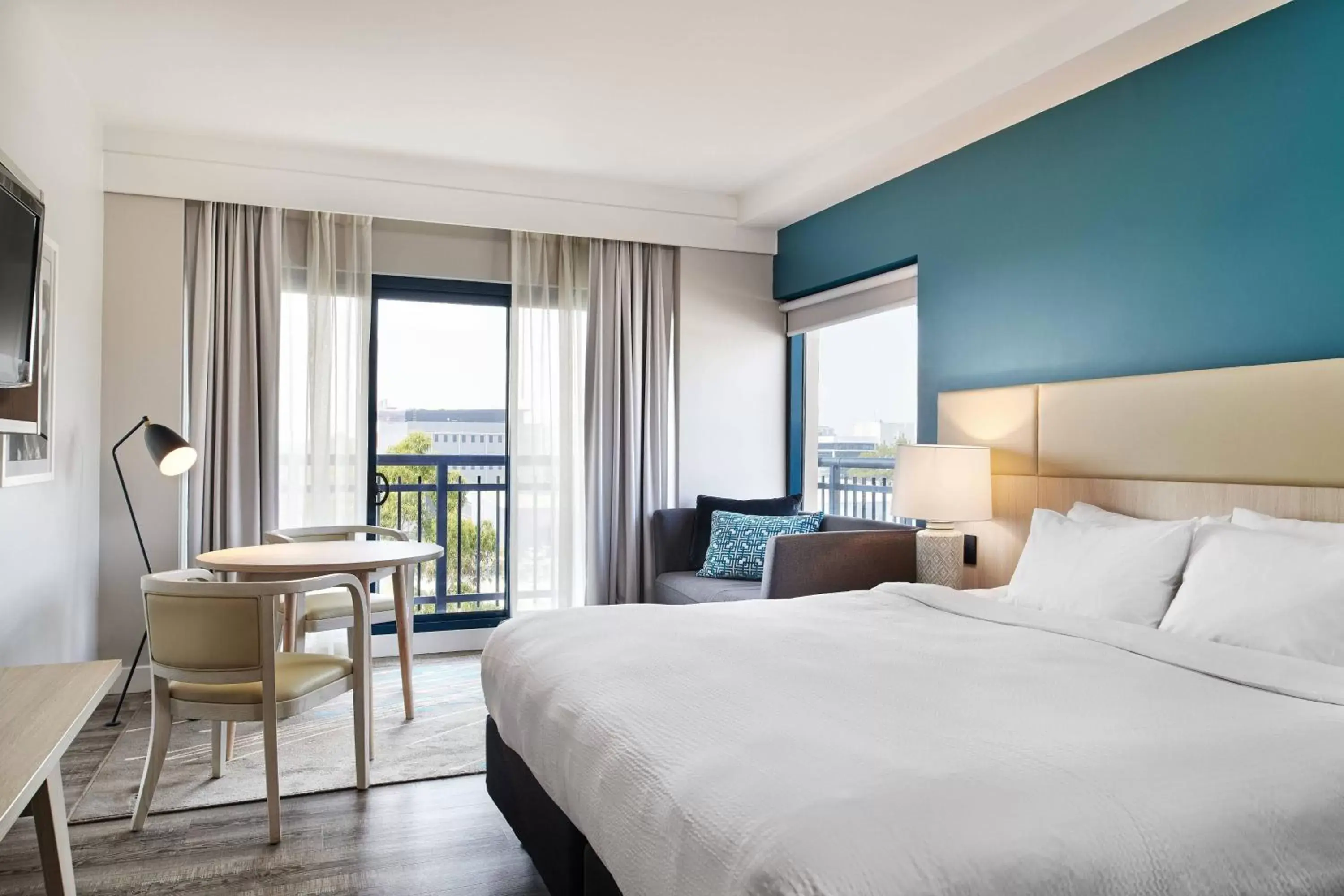 Balcony Guest Room, Guest room, 1 King in Courtyard by Marriott Sydney-North Ryde Balcony Guest Room, Guest room, 1 King in Courtyard by Marriott Sydney-North Ryde