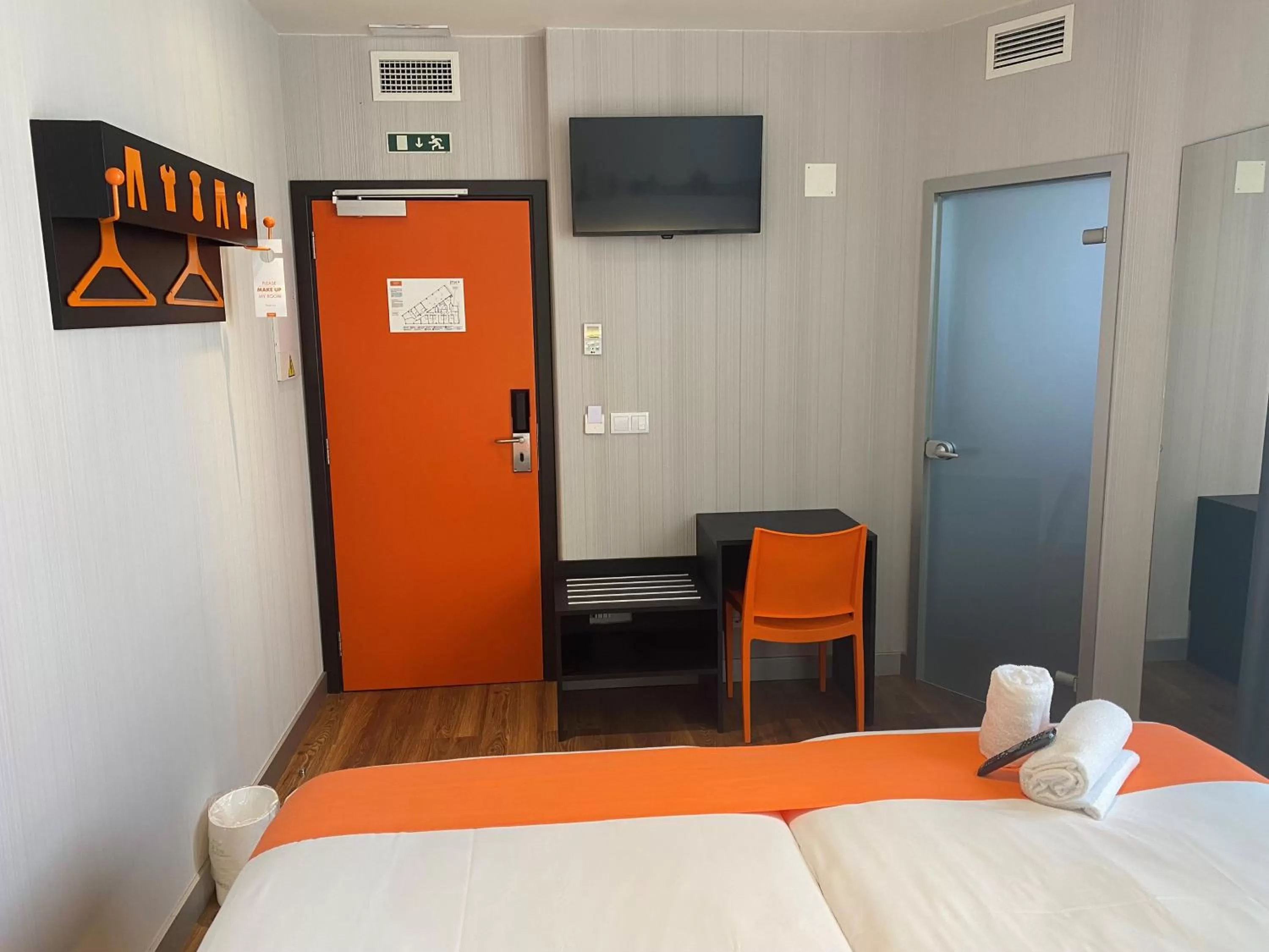 Bed in easyHotel Lisbon