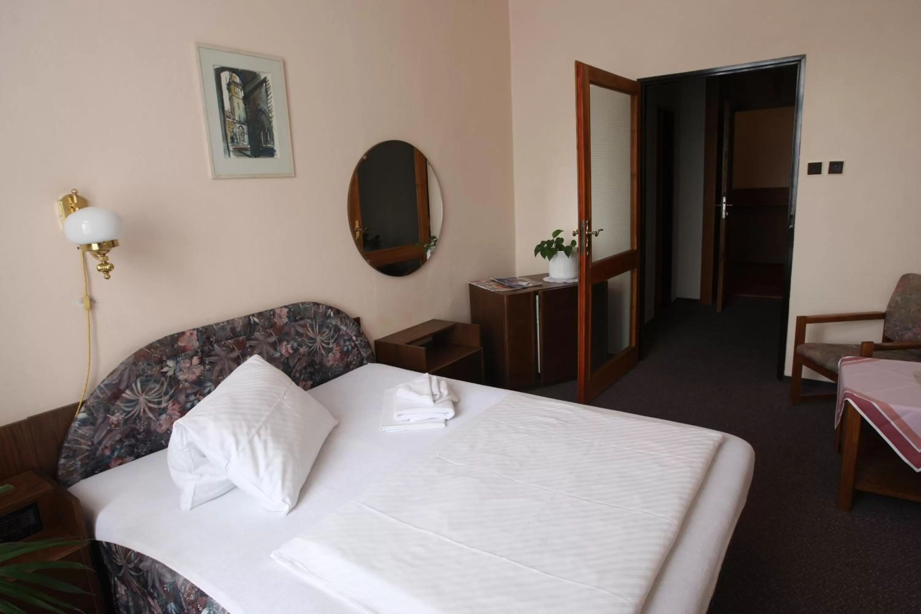 Bed in Hotel Slovan Plzeň