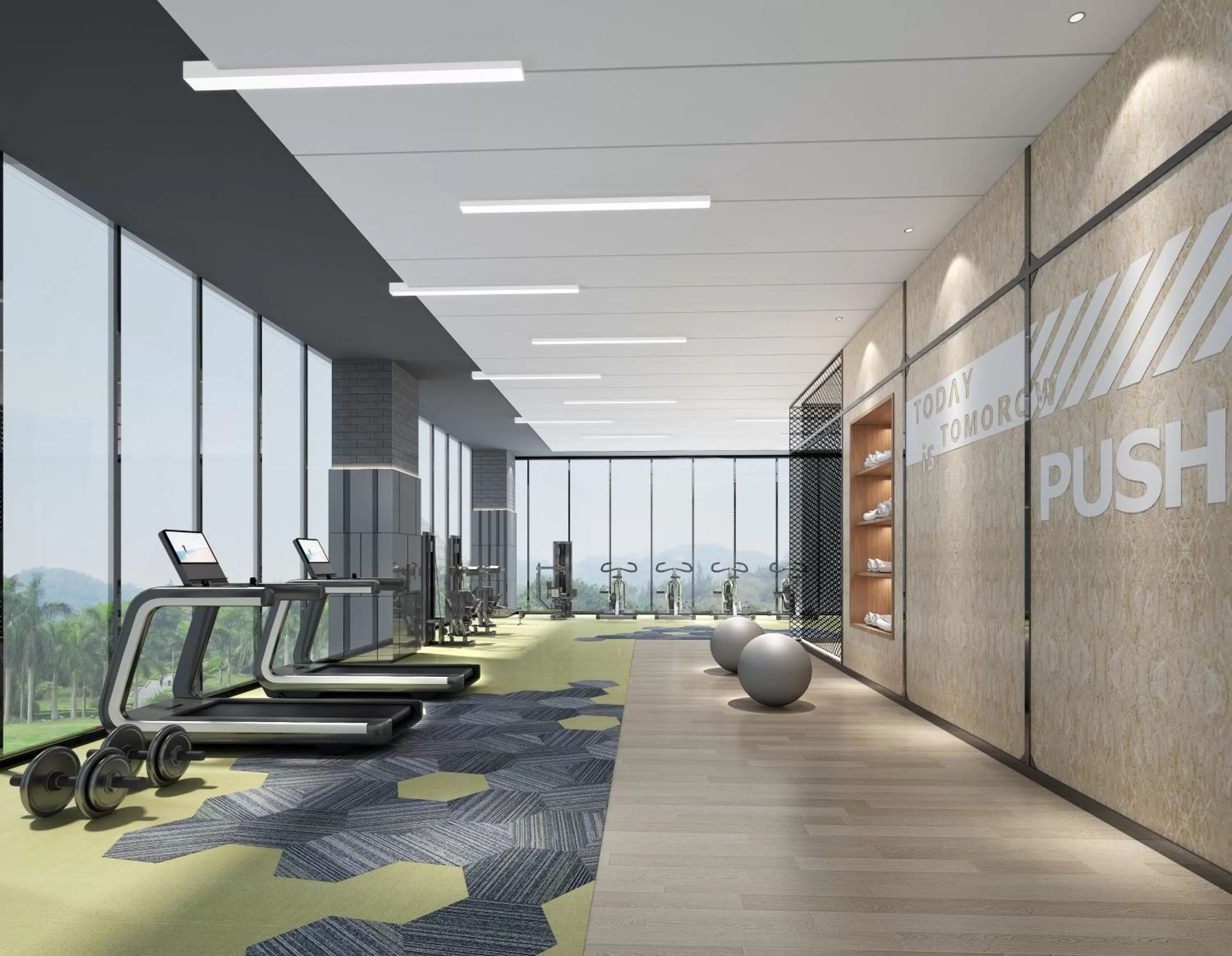 Fitness centre/facilities in Holiday Inn Guangzhou South Lake-an lHG Hotel