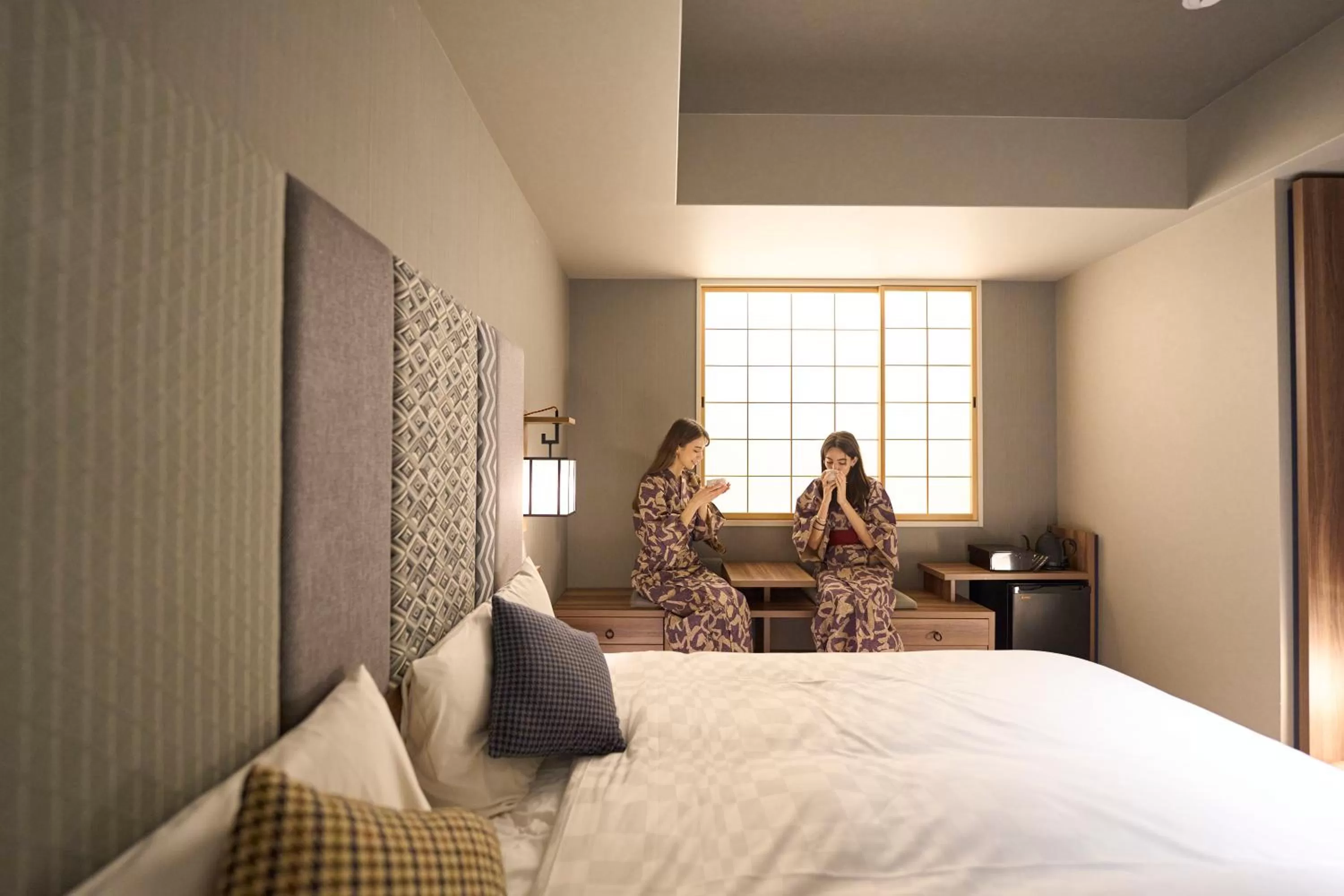 Photo of the whole room, Bed in Hotel Resol Kyoto Shijo Muromachi