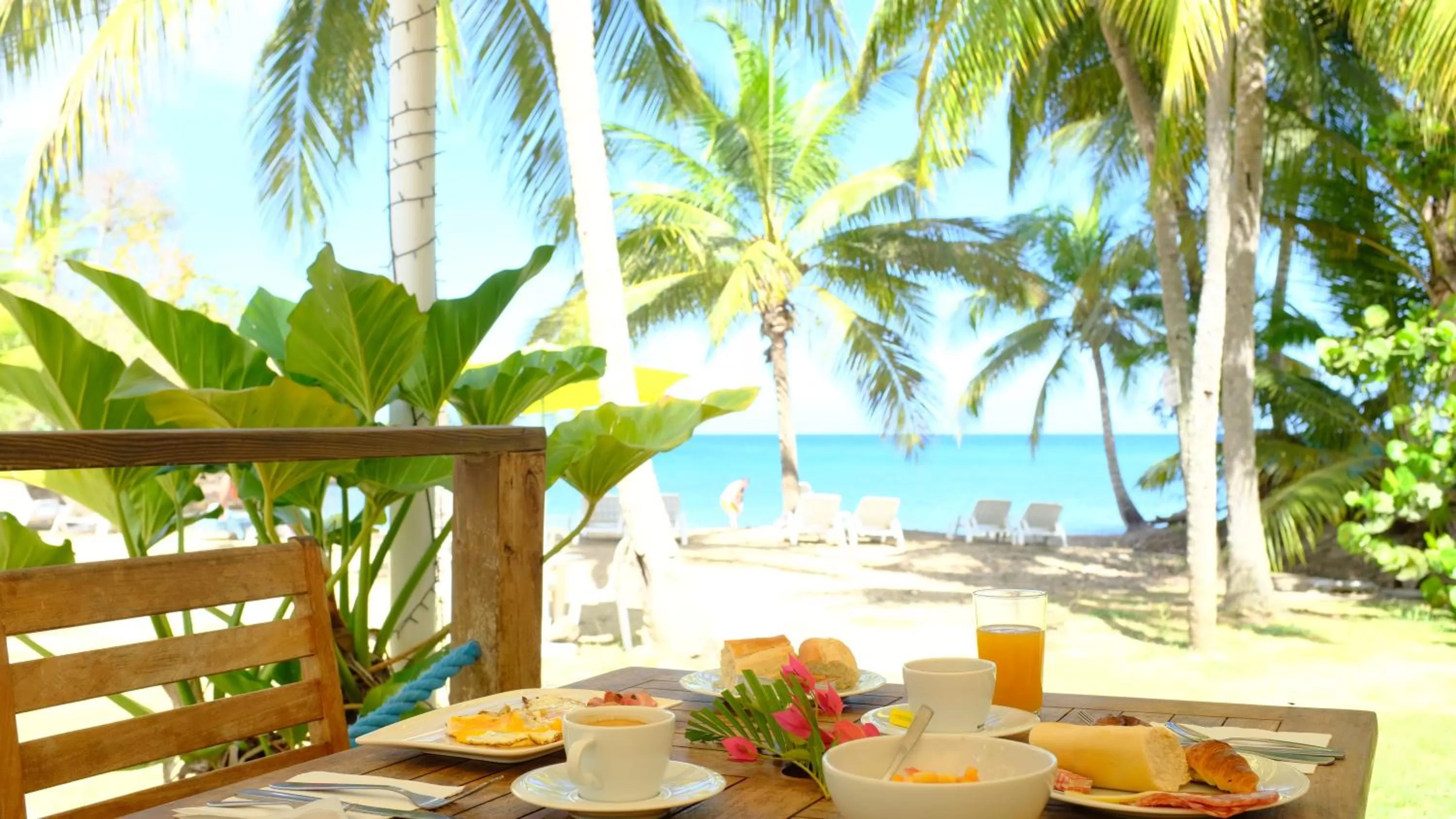 Breakfast in Imperatrice Village - Résidence sur la plage