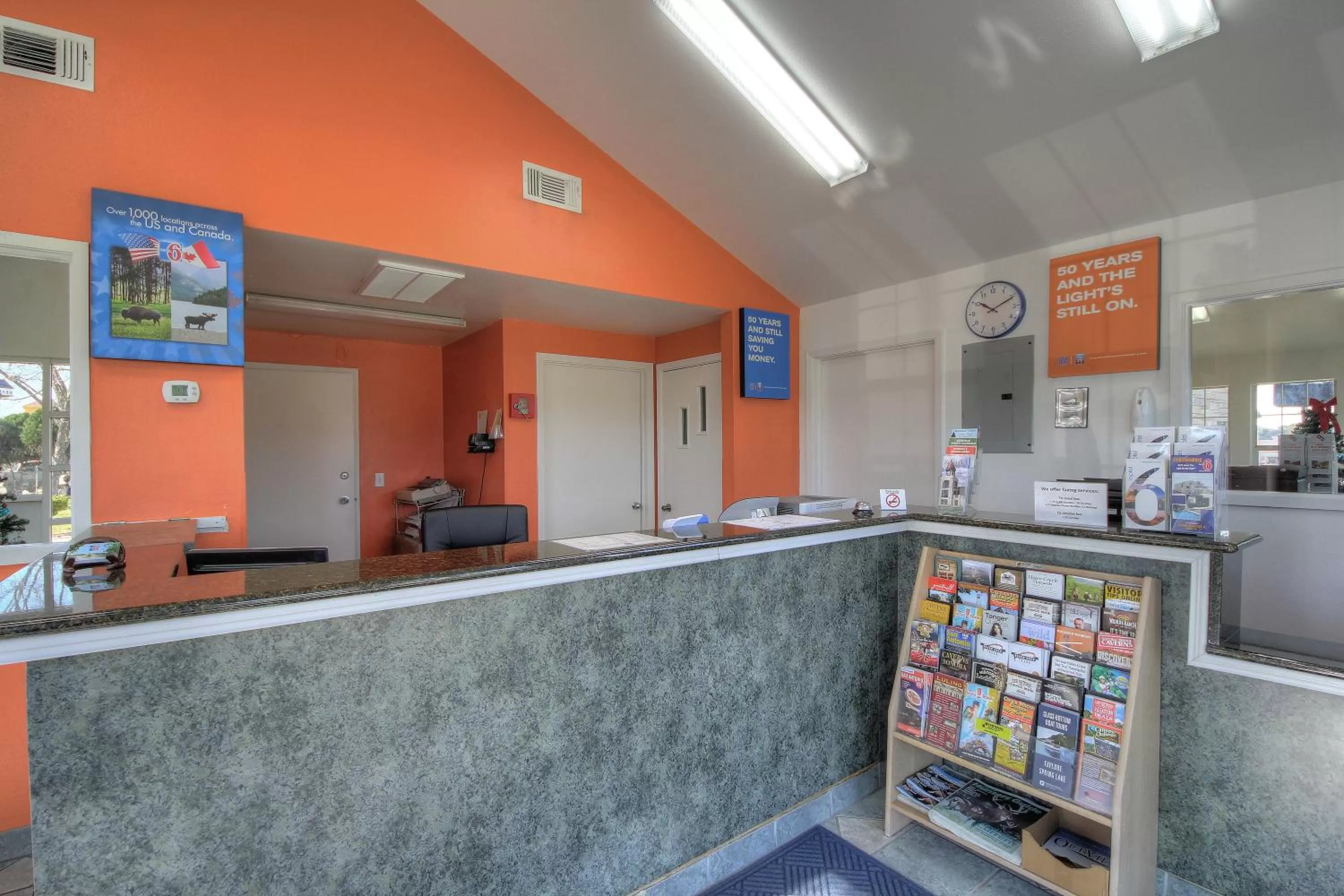Lobby or reception in Motel 6-Kerrville, TX