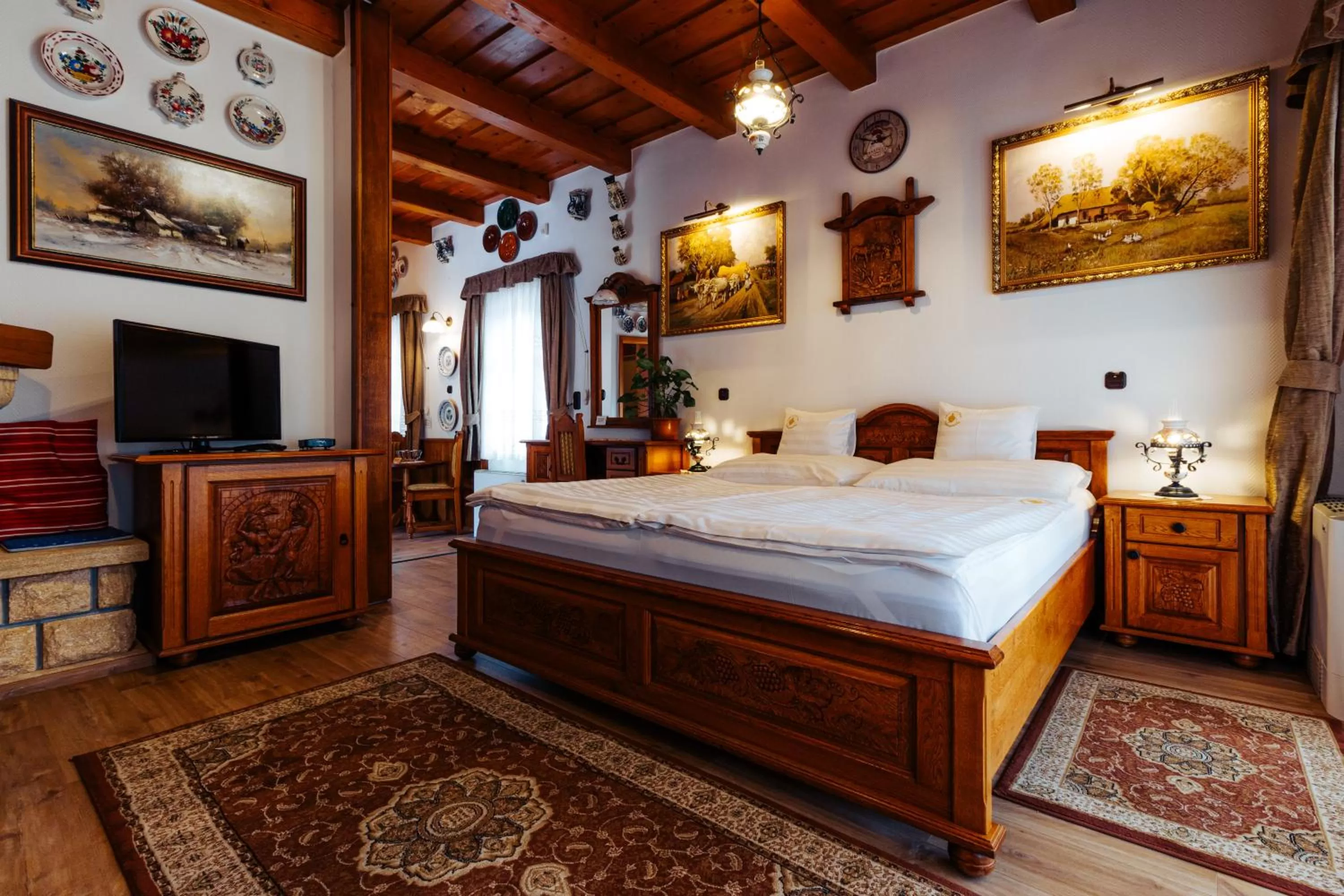 Photo of the whole room, Bed in Kulacs Csarda Panzio