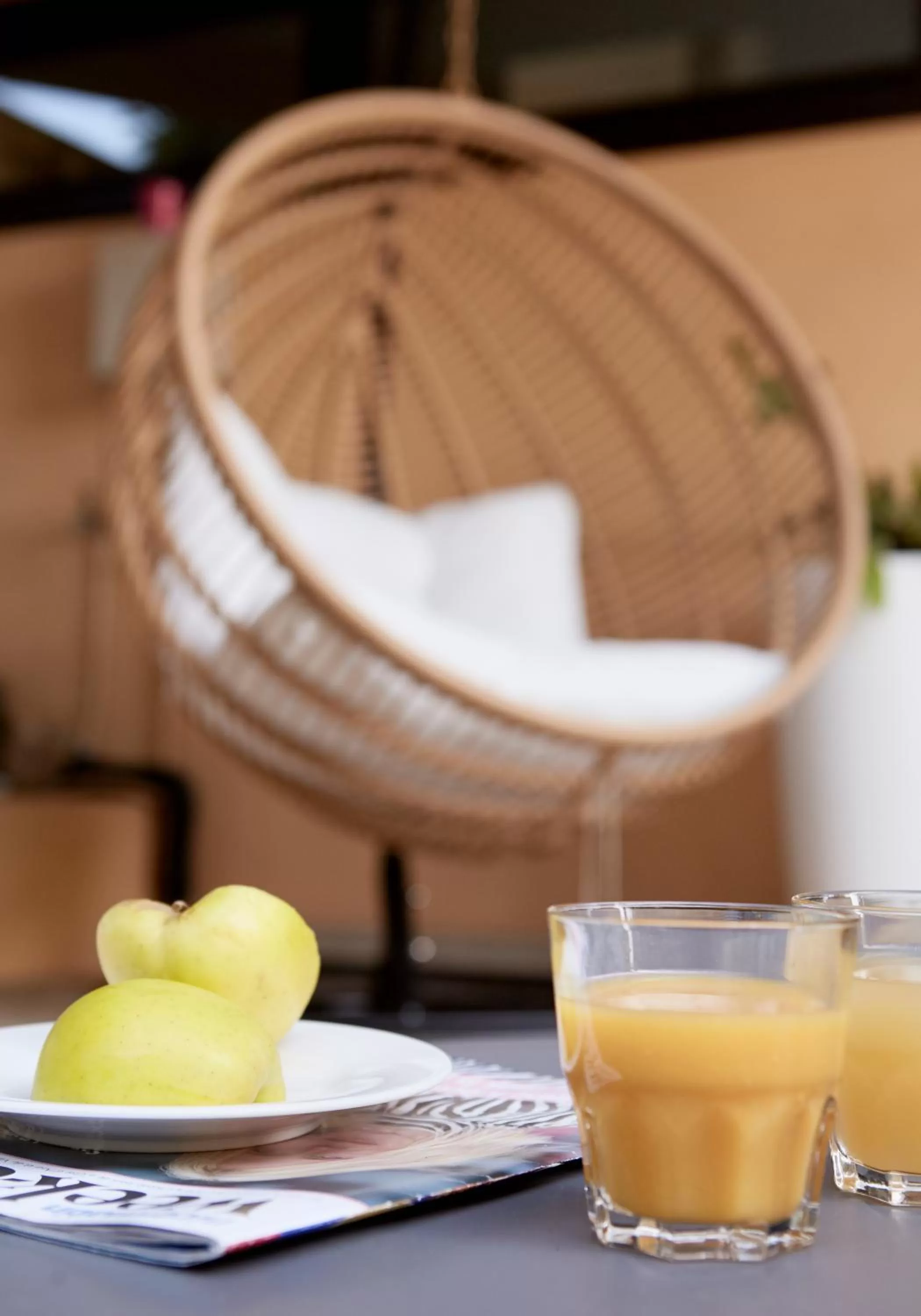 Patio in Hôtel Le Collier