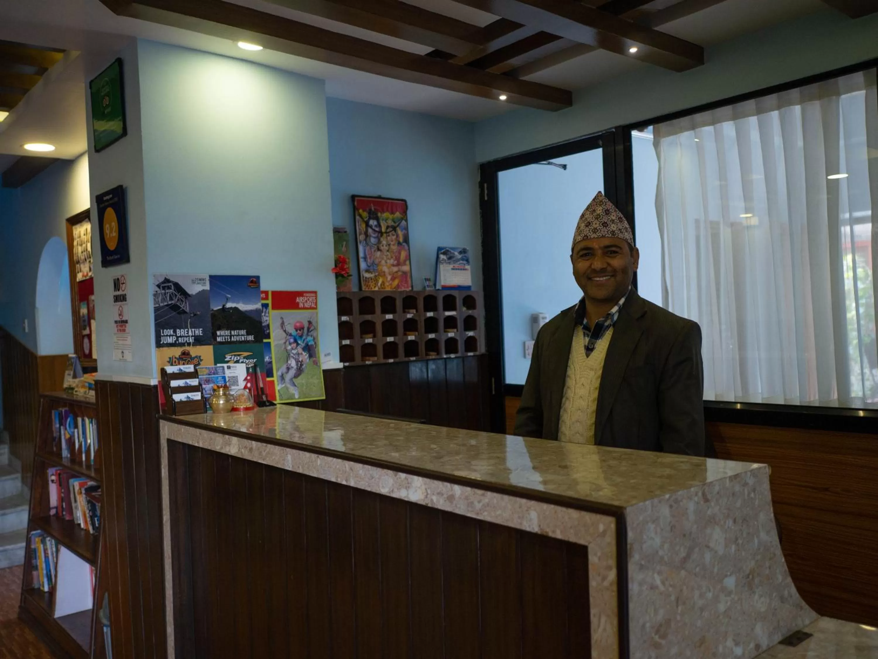 People in The North Face Inn