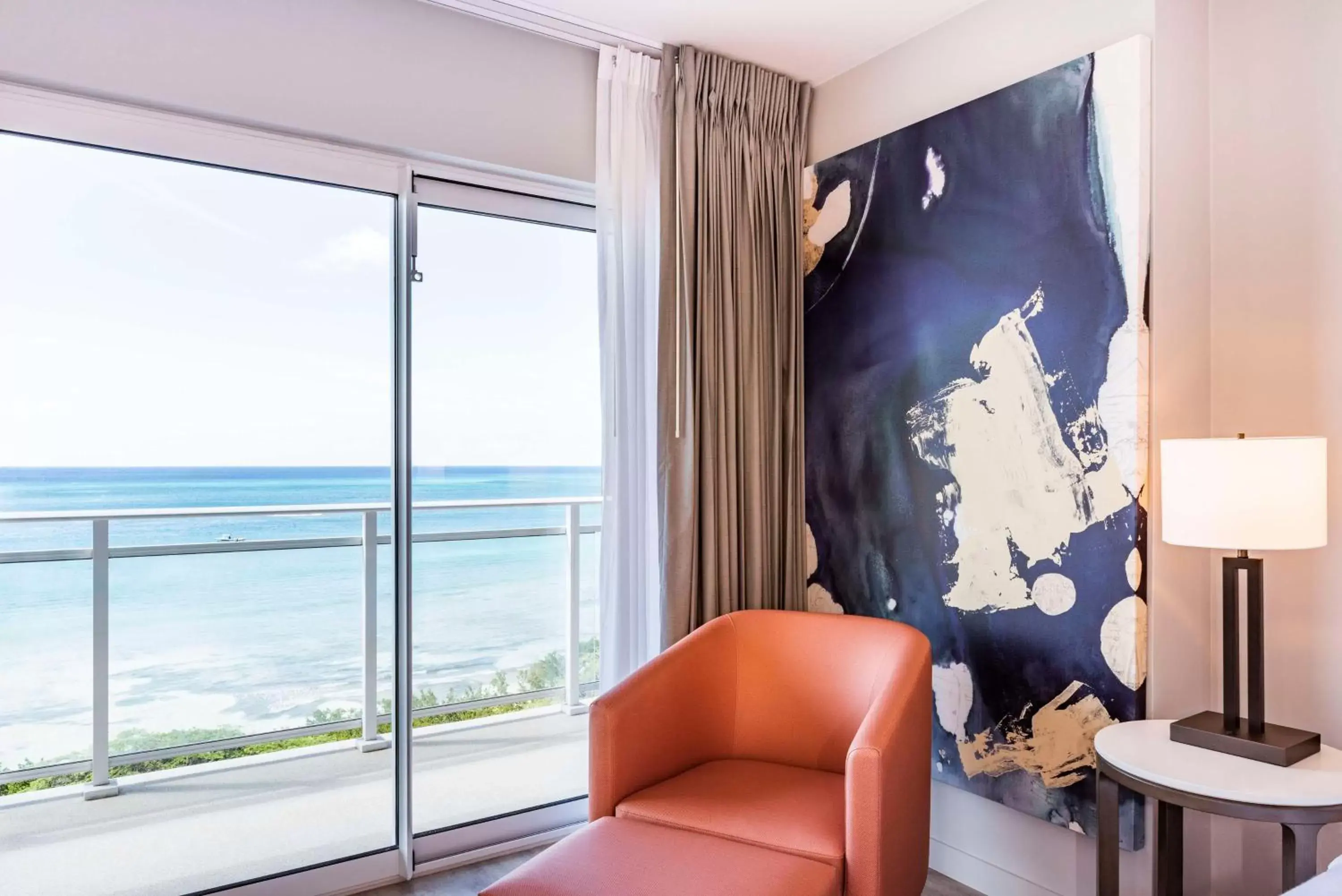 One-Bedroom King Suite with Ocean View - Top Floor in Embassy Suites By Hilton Aruba Beach Resort One-Bedroom King Suite with Ocean View - Top Floor in Embassy Suites By Hilton Aruba Beach Resort