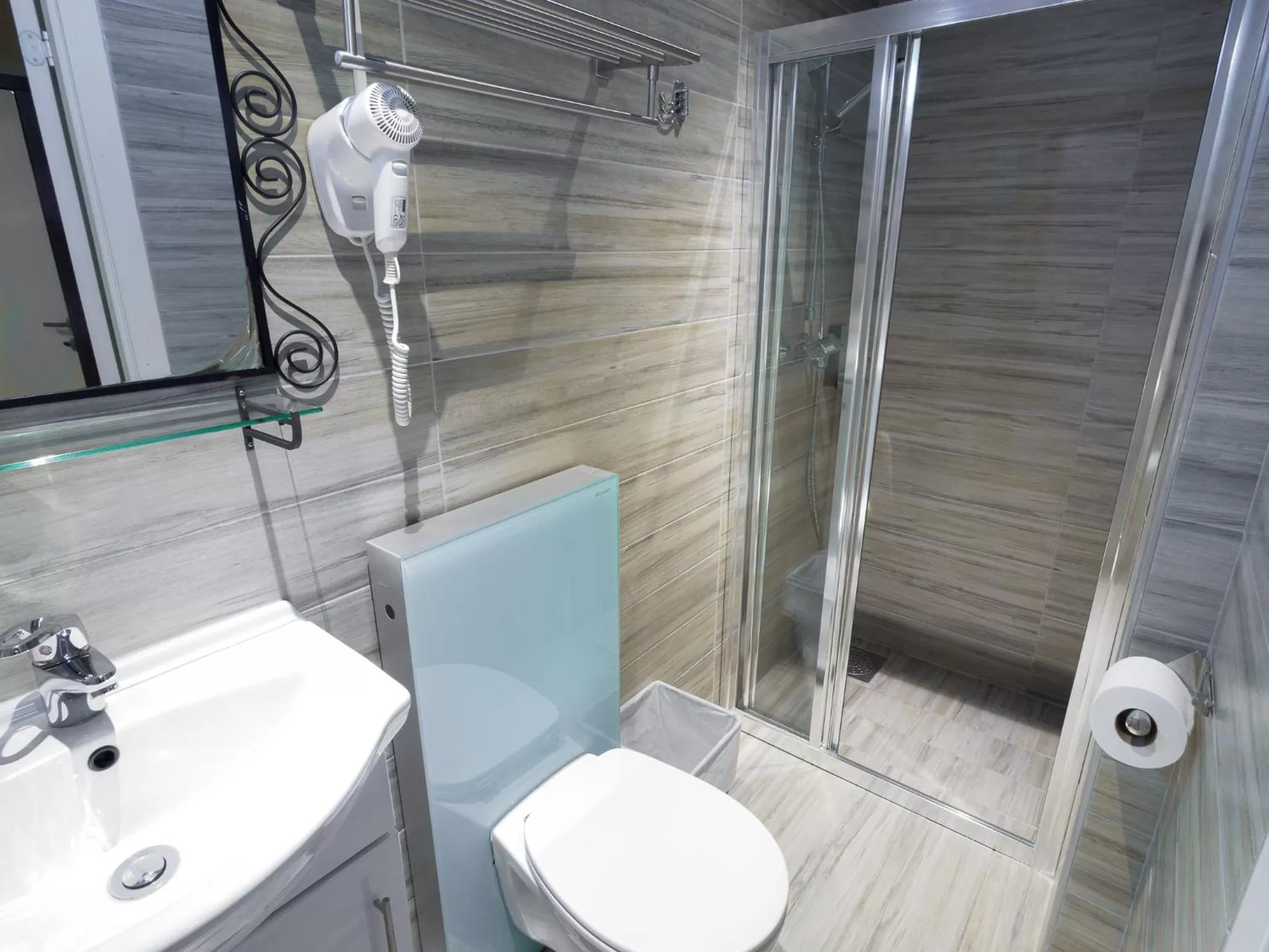 Bathroom in Central City Apartments