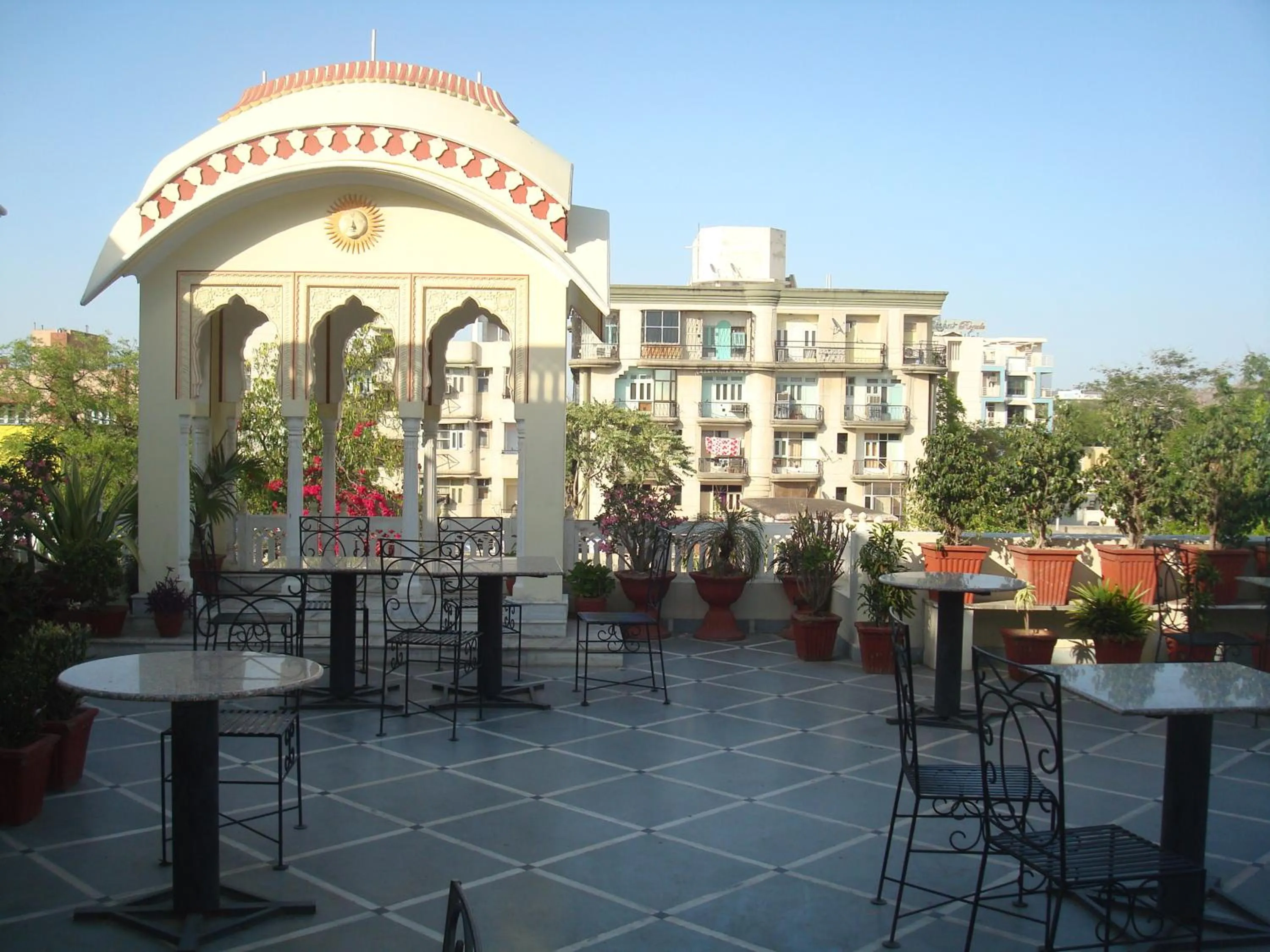 Patio in Krishna Palace - A Heritage Boutique Hotel