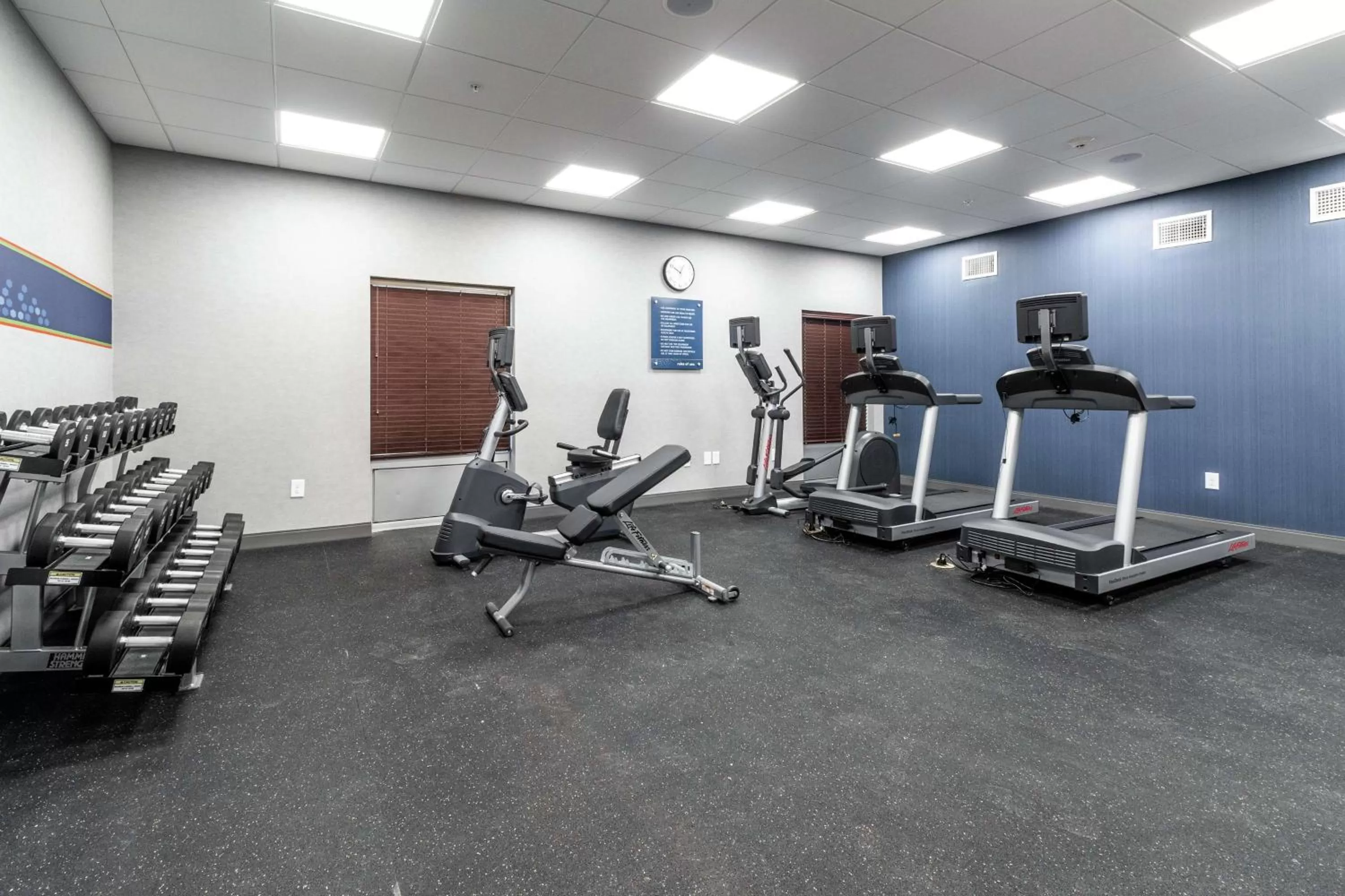 Fitness centre/facilities in Hampton Inn Locust Grove