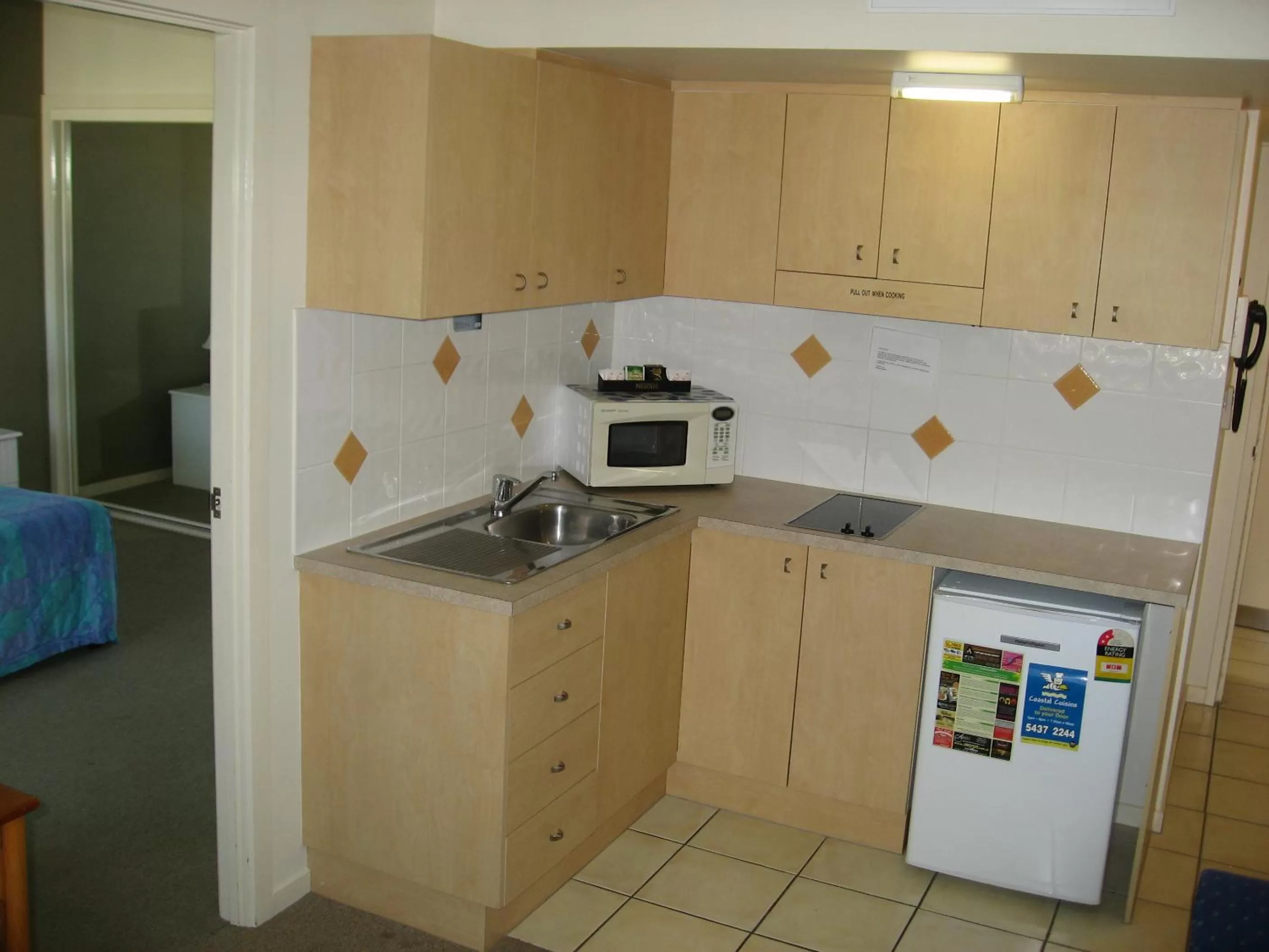 Kitchen or kitchenette in Moorings Beach Resort
