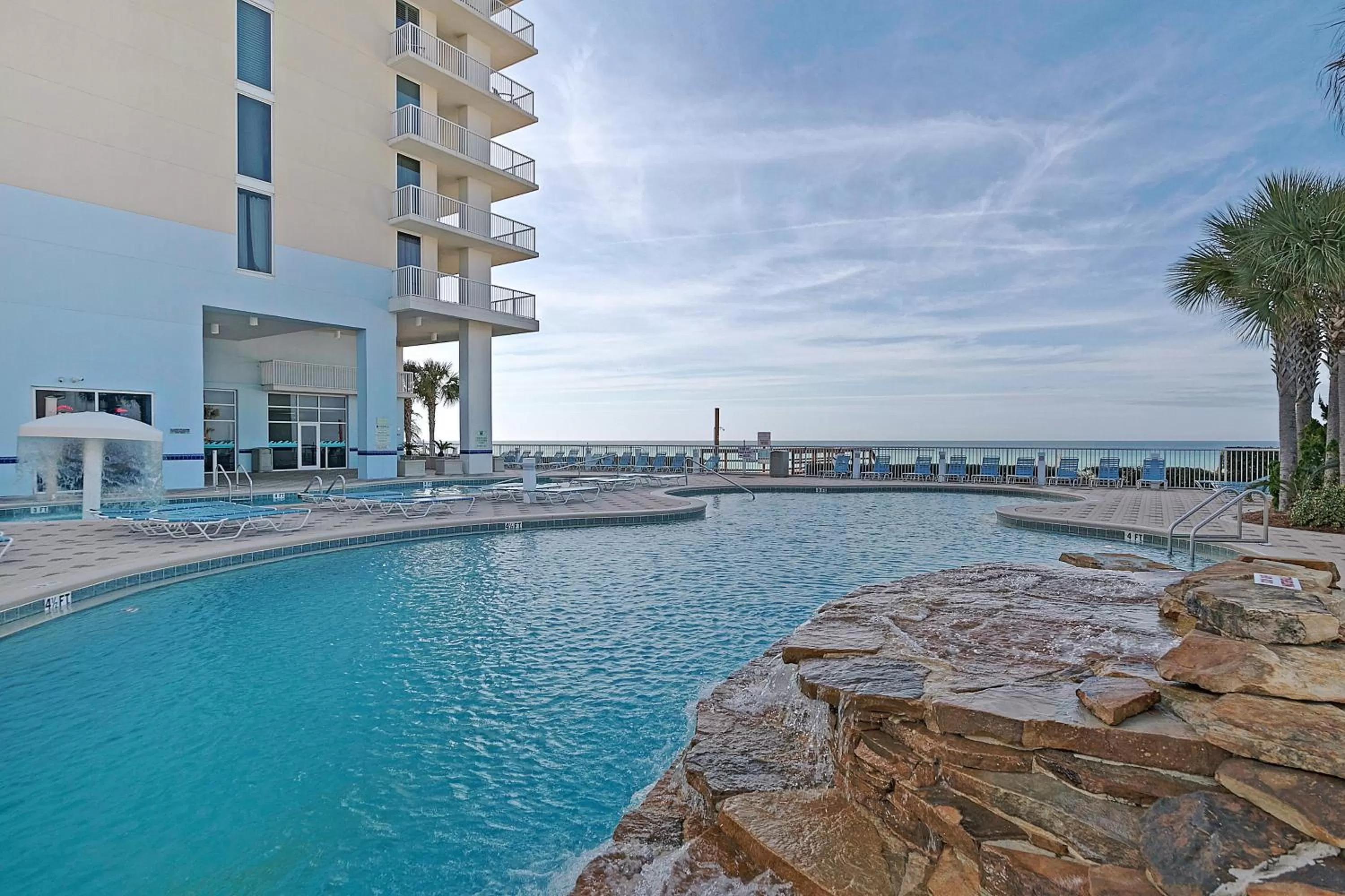 Property building, Swimming Pool in Majestic Beach Resort, Panama City Beach, Fl