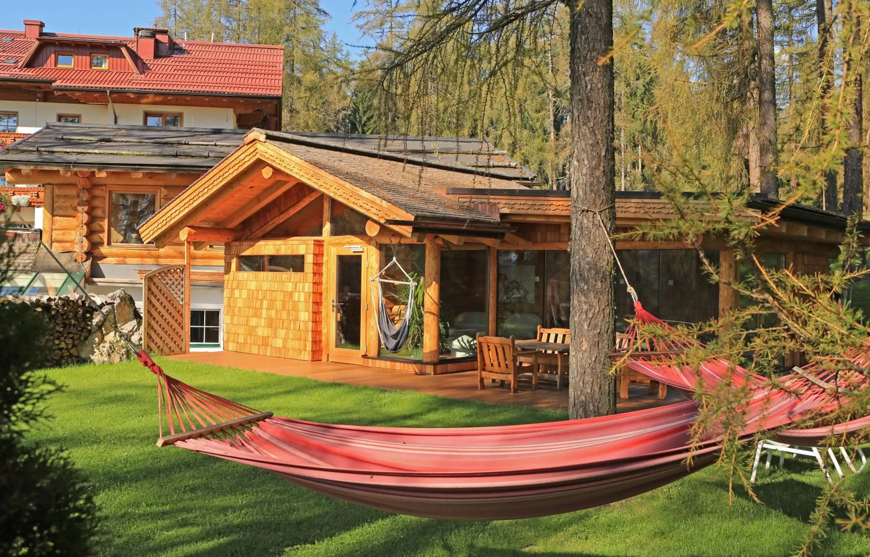 Garden in Naturhotel Lärchenhof
