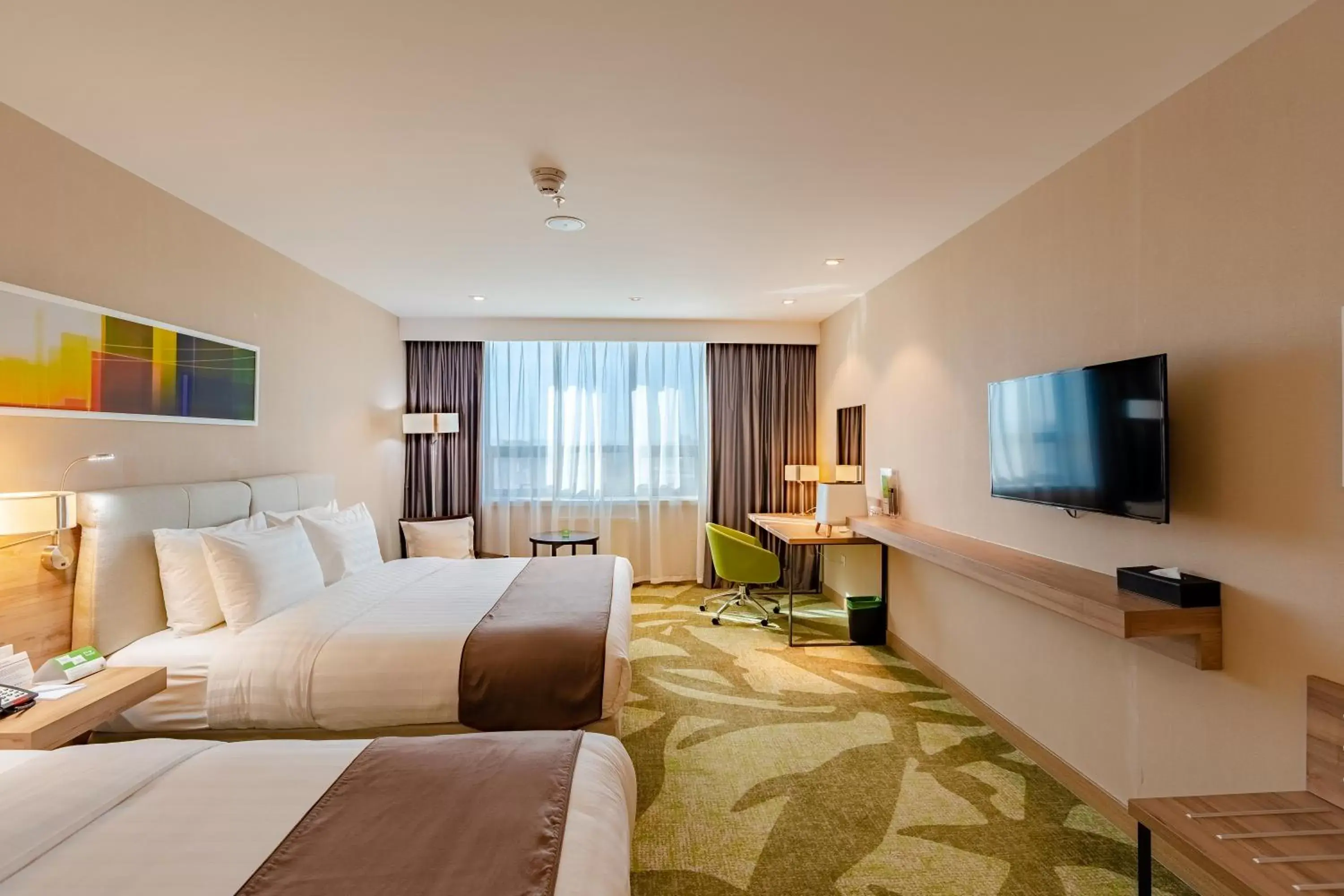 Standard Double Room with Two Double Beds and View in Holiday Inn Ulaanbaatar by IHG Standard Double Room with Two Double Beds and View in Holiday Inn Ulaanbaatar by IHG