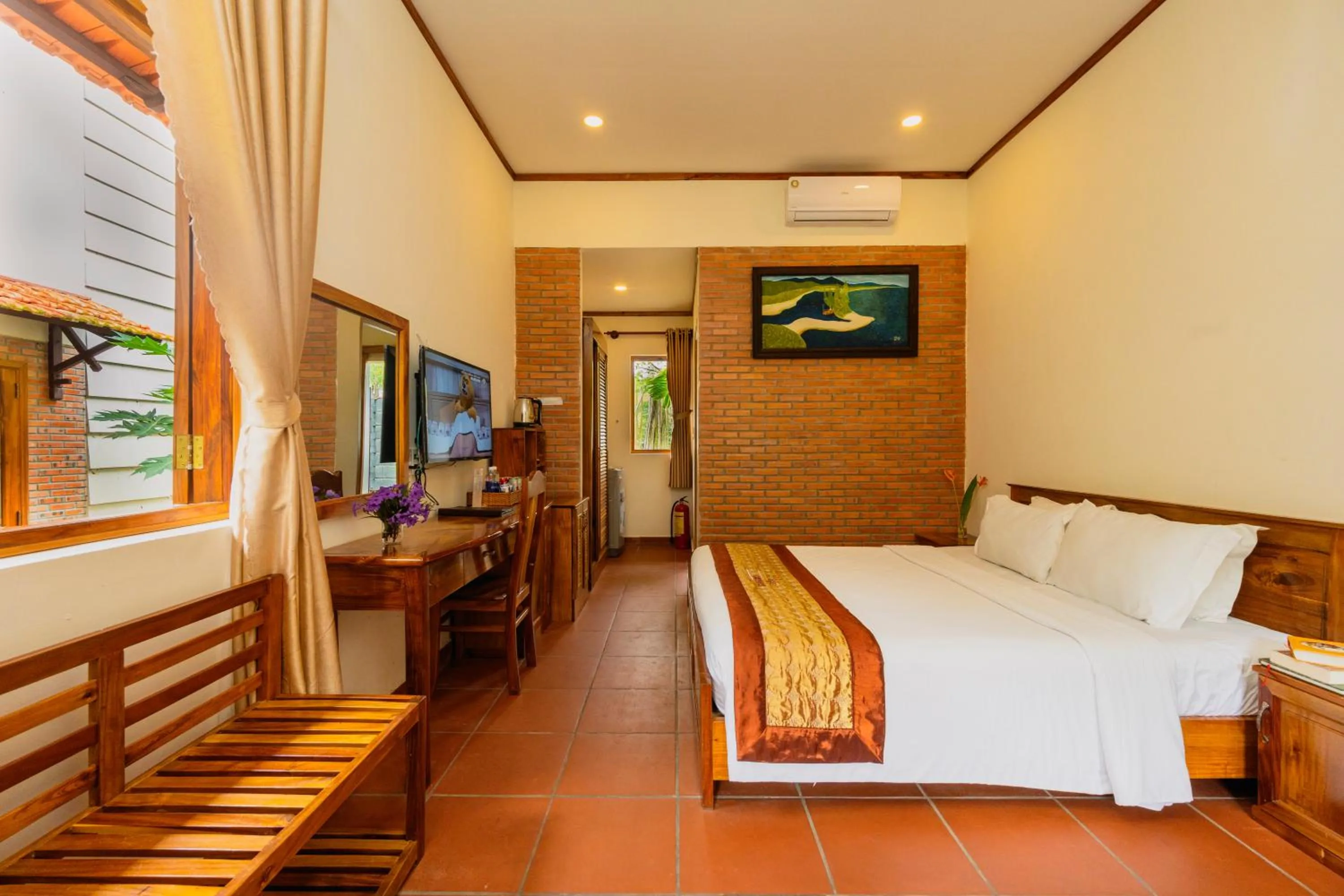 Bedroom, Bed in The Garden House Phu Quoc Resort