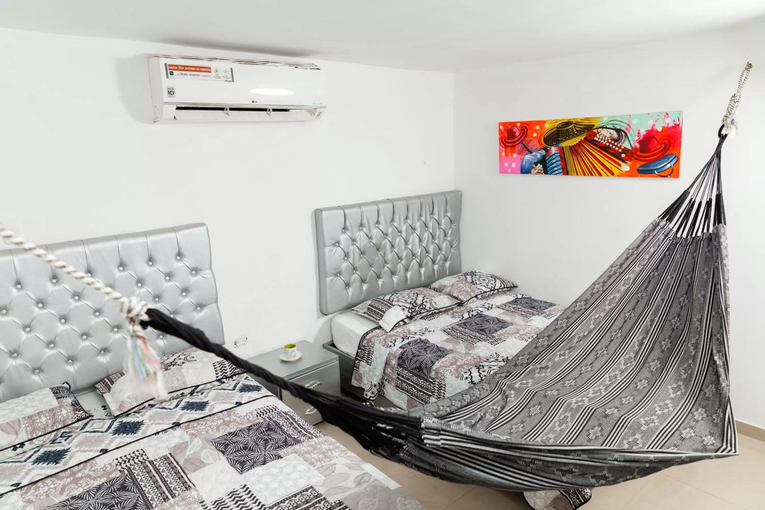 Bed in Hotel Galanni