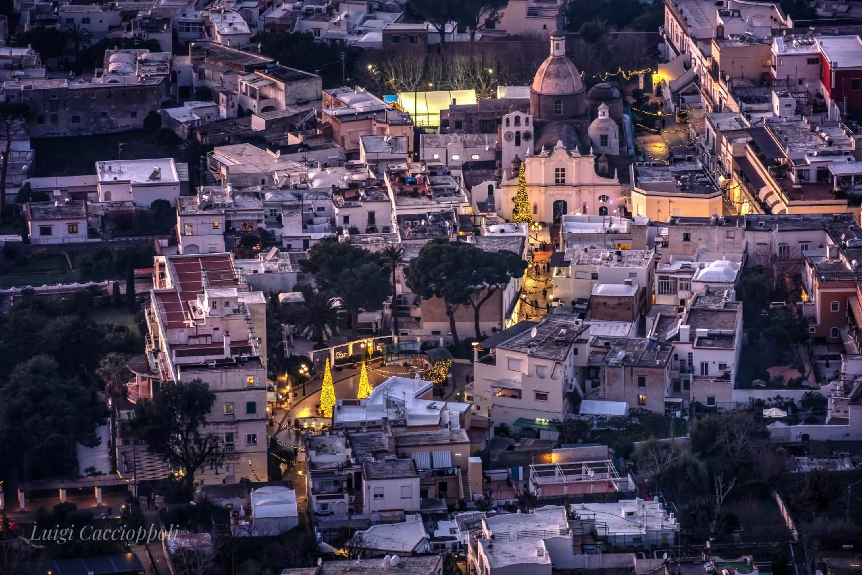 Bird's eye view in Fortino Capri