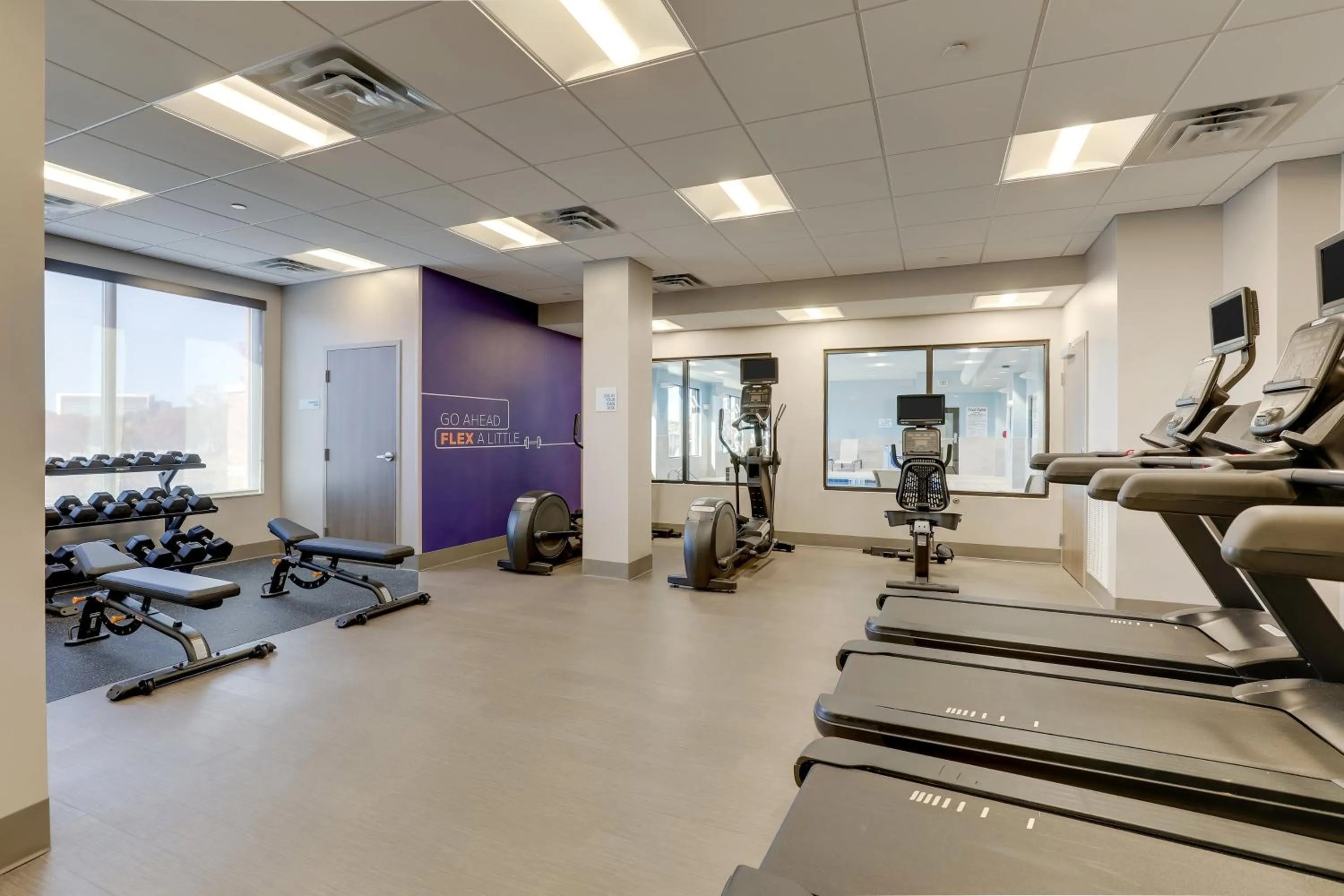 Fitness centre/facilities in Holiday Inn Express Holly Springs - Raleigh Area by IHG
