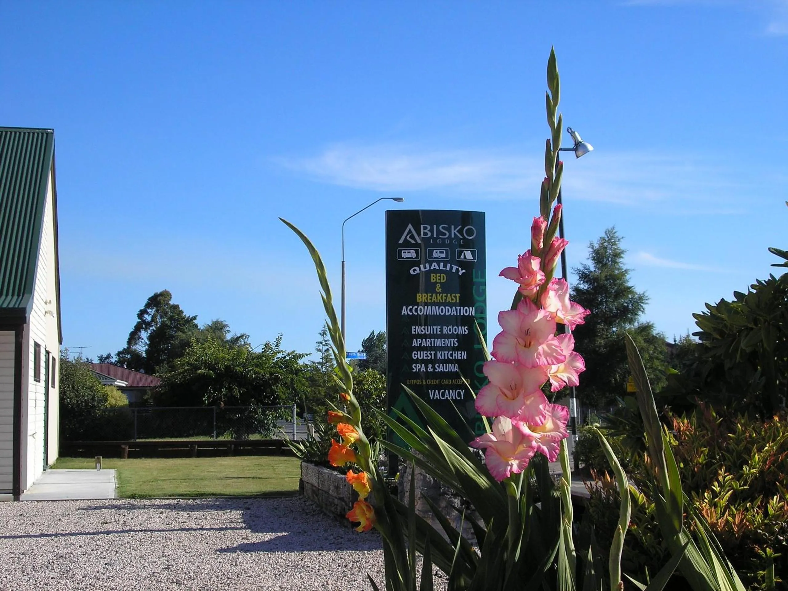 Garden in Abisko Lodge