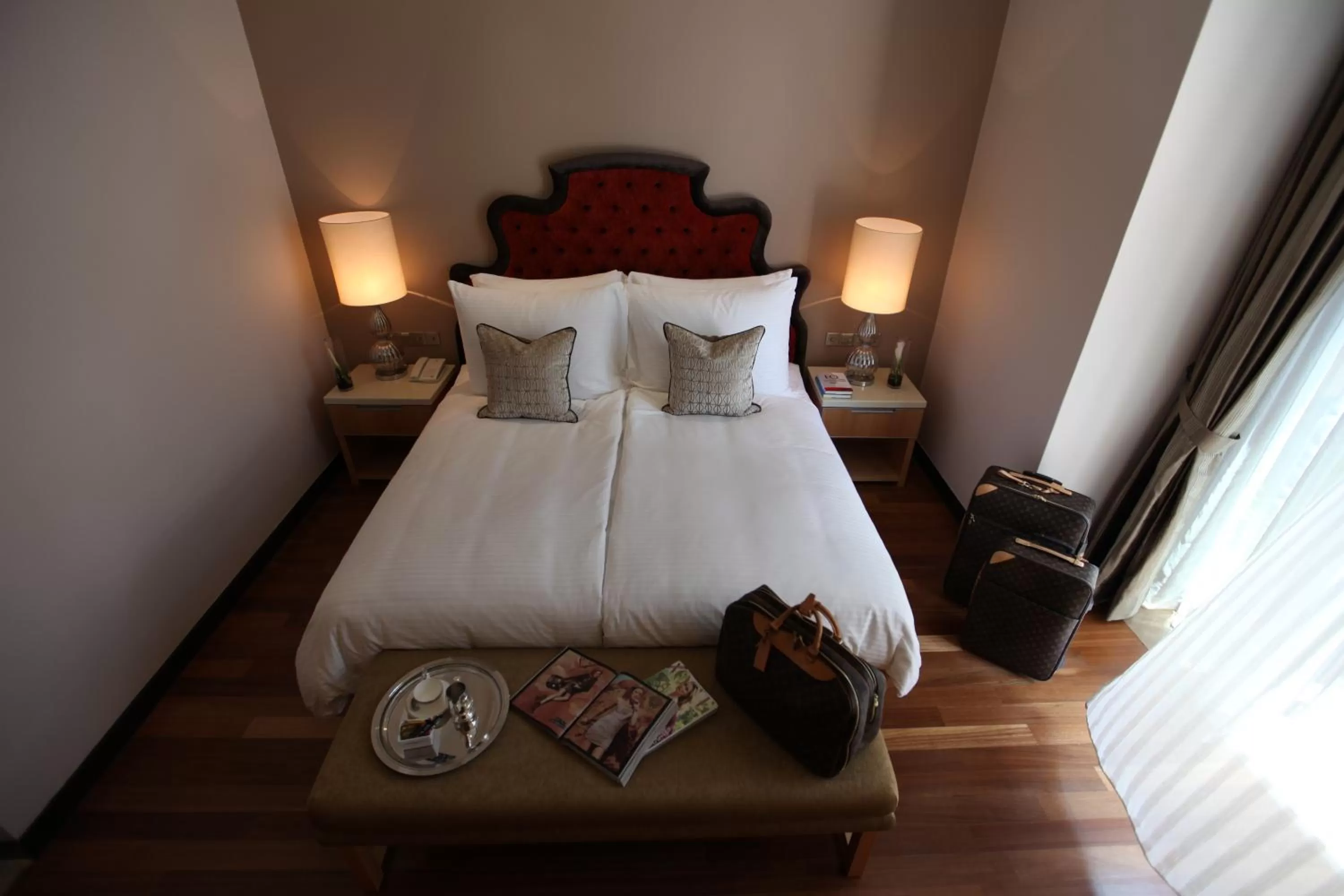 Bed in The Chateau Spa & Wellness Resort