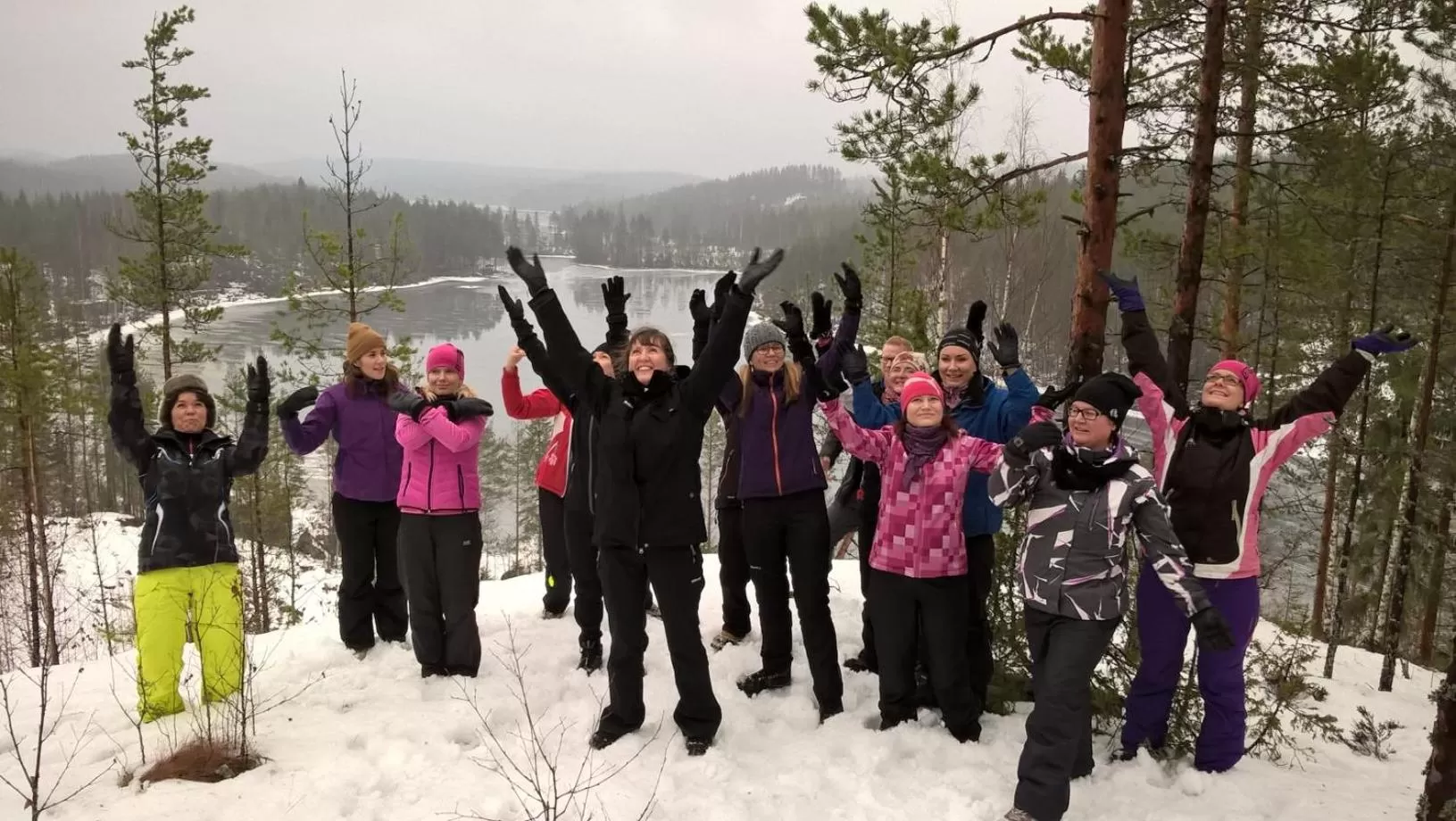 Winter in Sahanlahti Resort