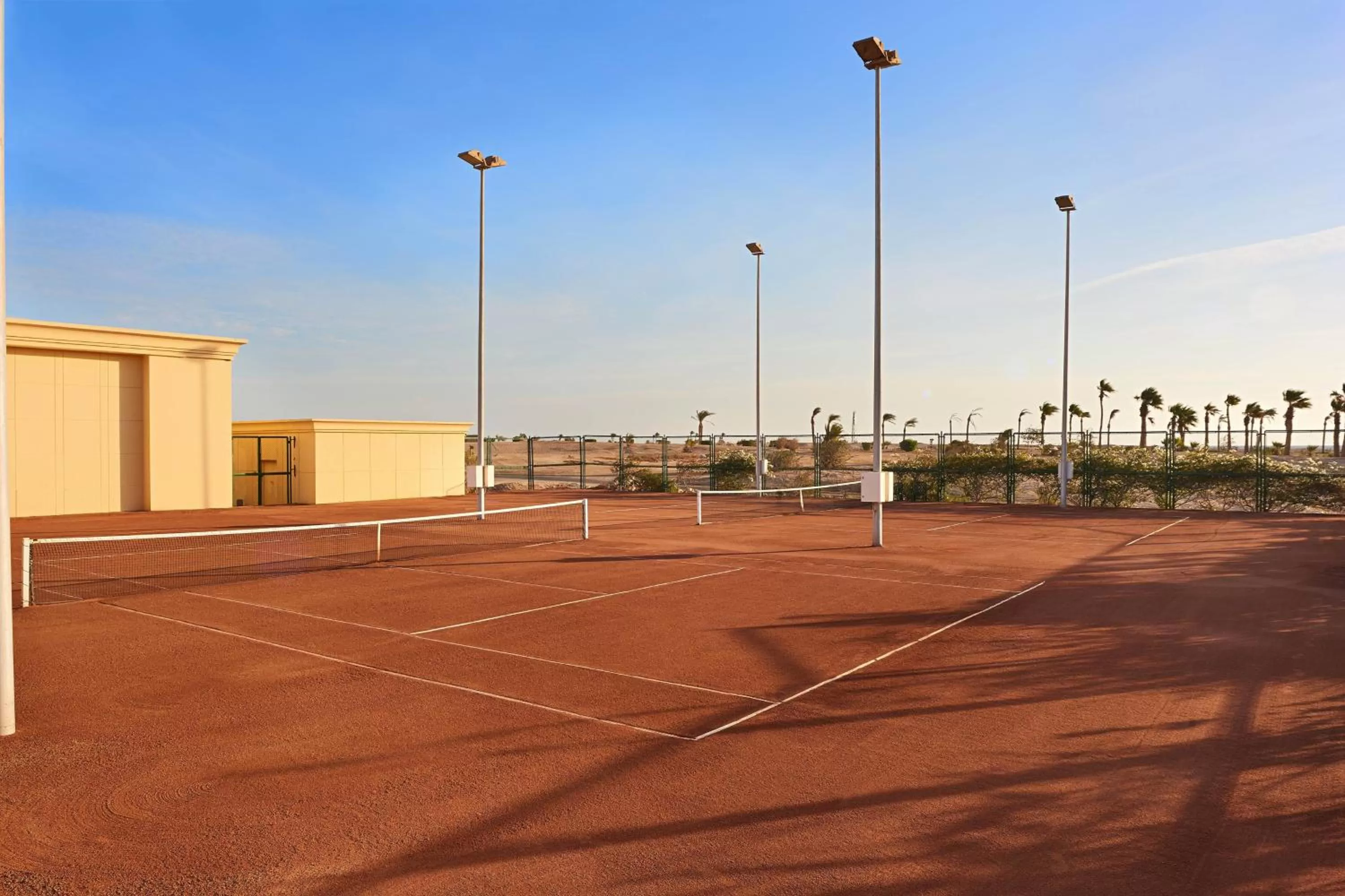 Tennis court in Sheraton Soma Bay Resort