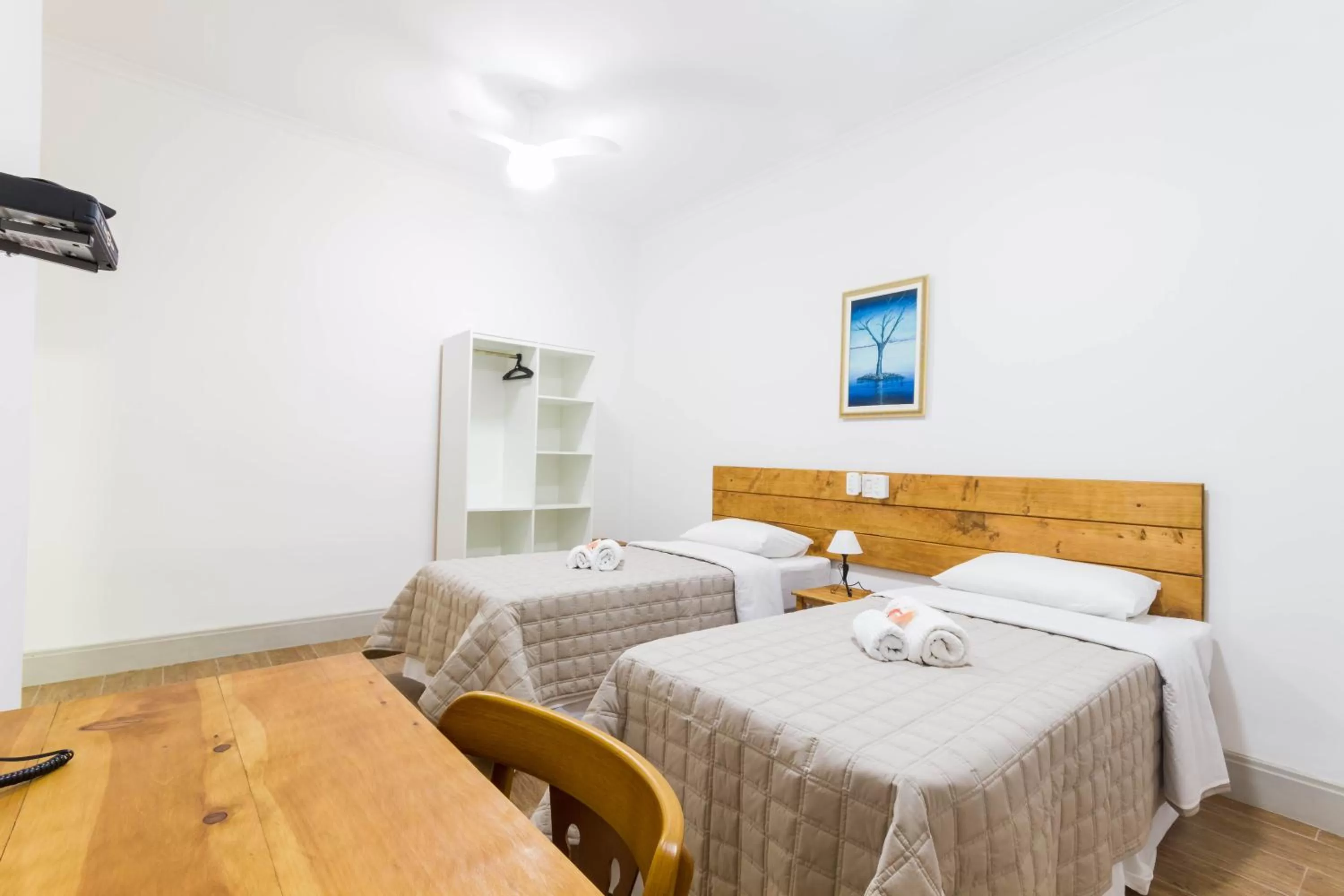 Bed in Pousada Sagrados Corações