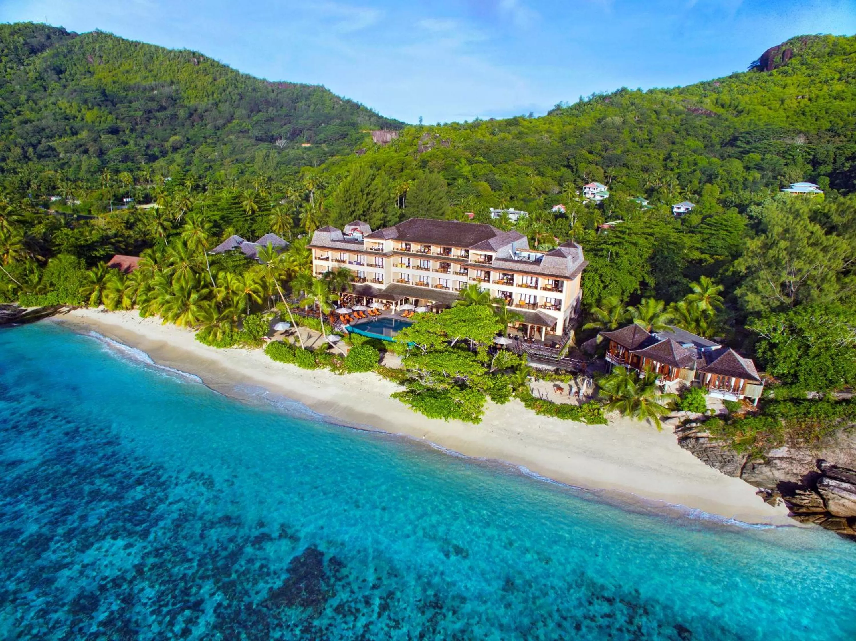 Property building in DoubleTree by Hilton Seychelles Allamanda Resort & Spa