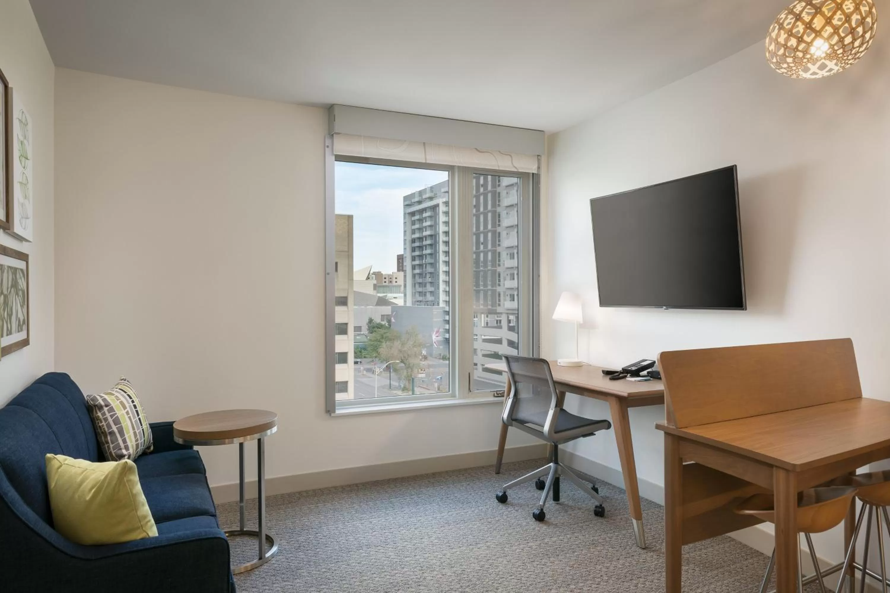 Living room in Element Denver Downtown East