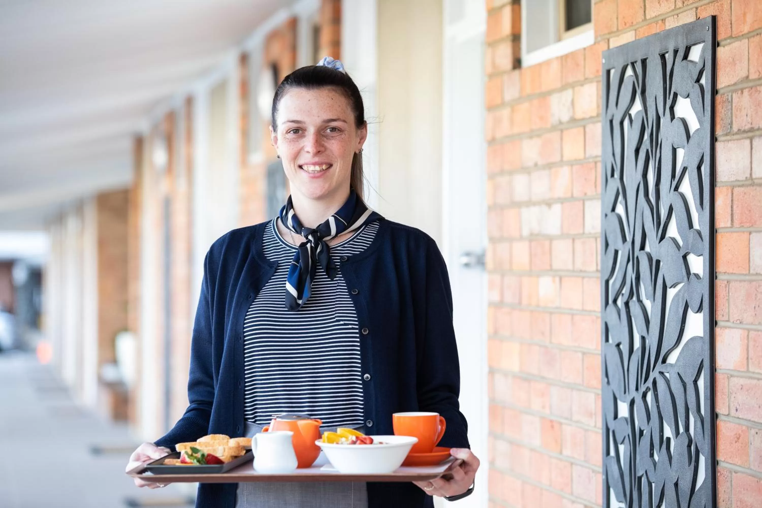 Staff in New England Motor Lodge