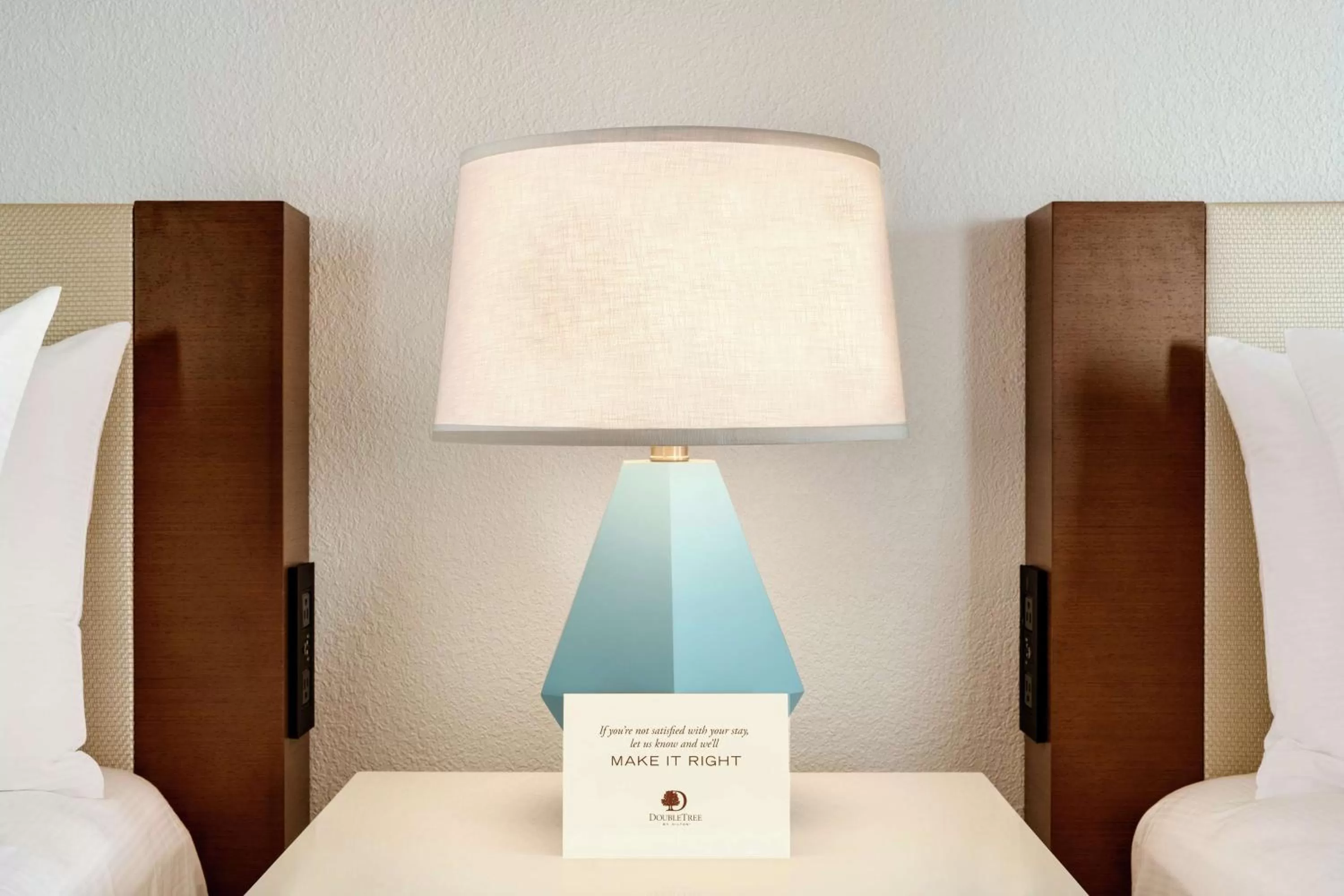 Bed in DoubleTree by Hilton Ocean City Oceanfront