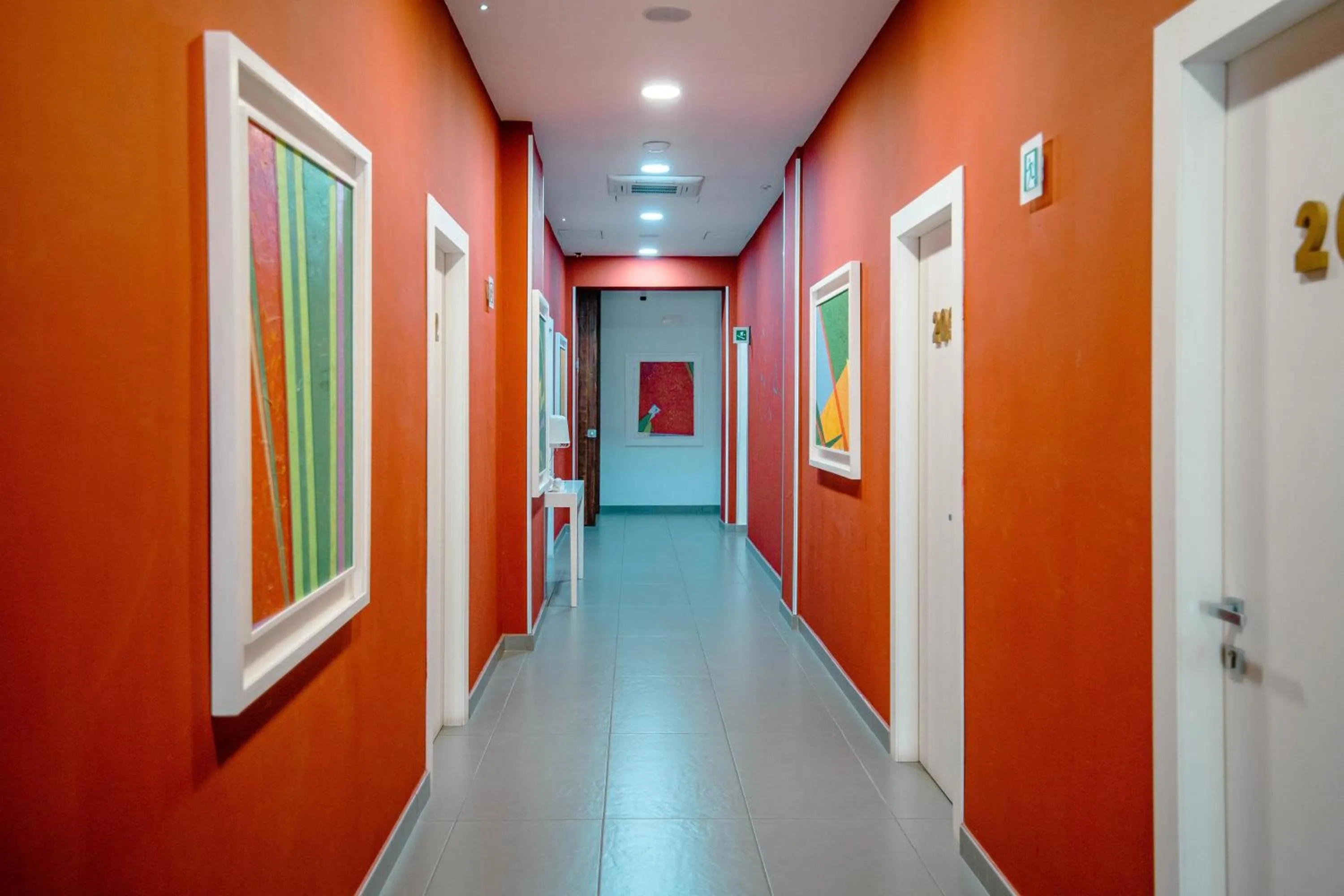 Decorative detail in Hotel Bruman Salerno