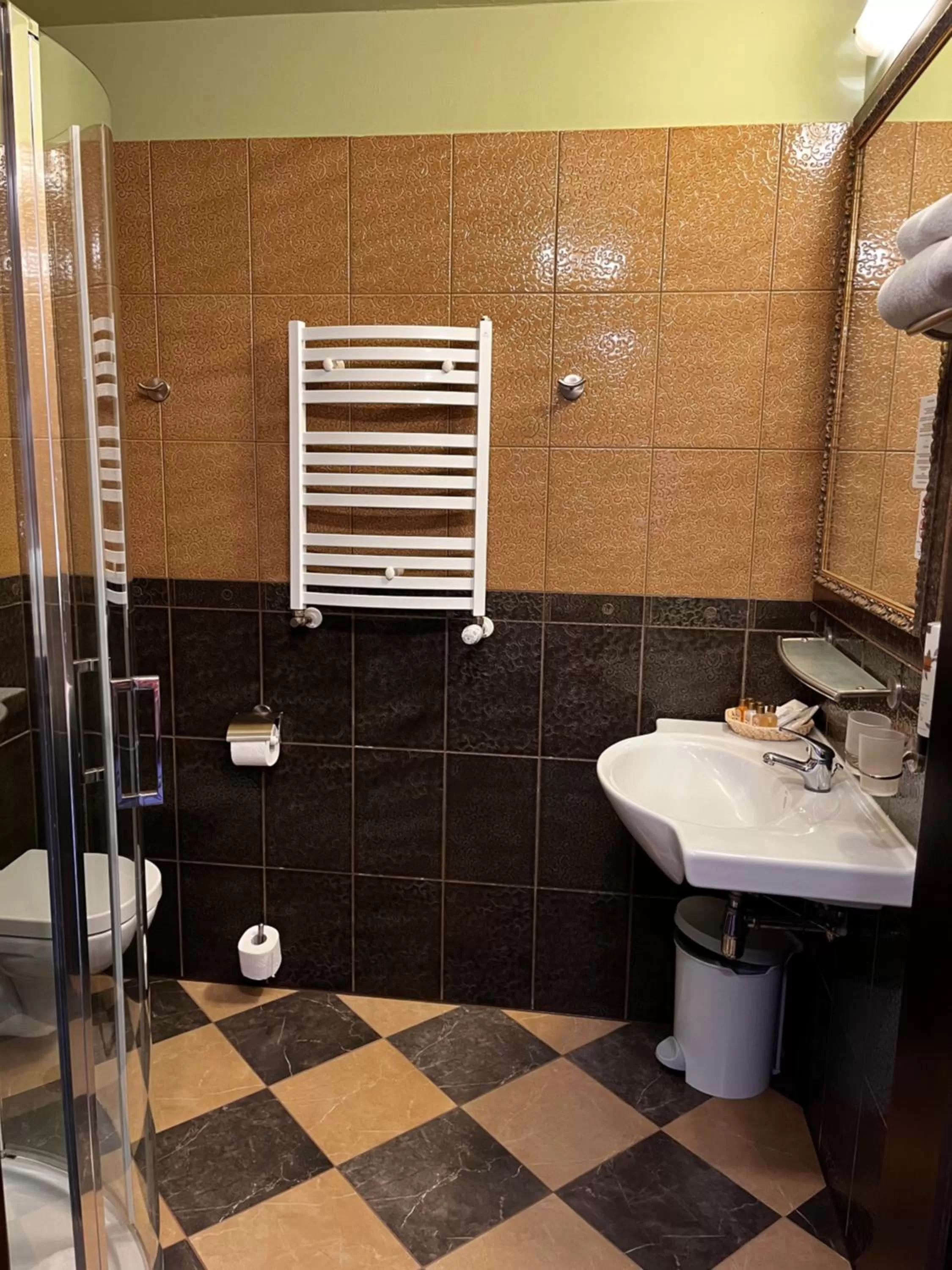 Bathroom in Hotel Zamek Ryn