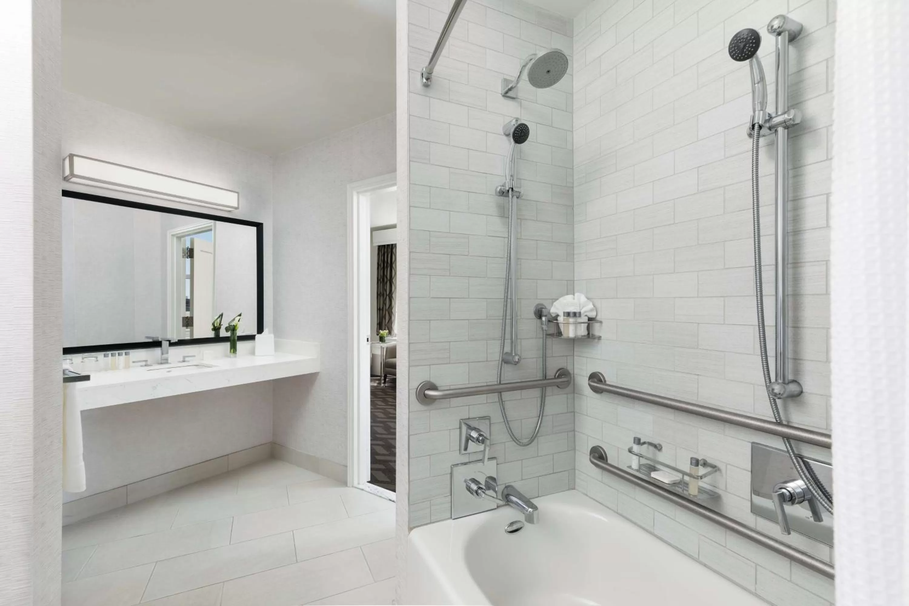 Bathroom in Hilton Boston Park Plaza