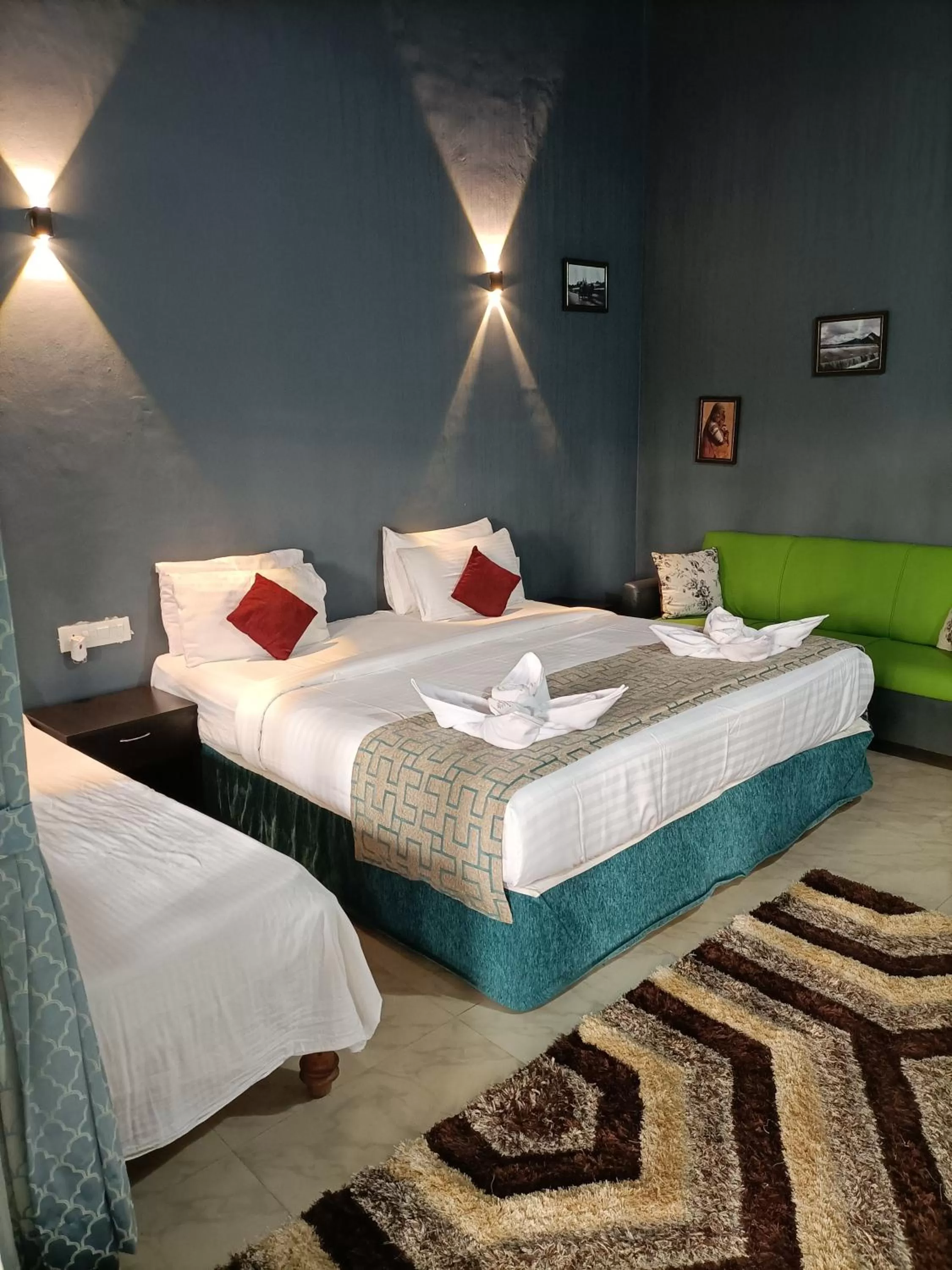 Bedroom, Bed in The Spectrum Resort, Chikmagalur