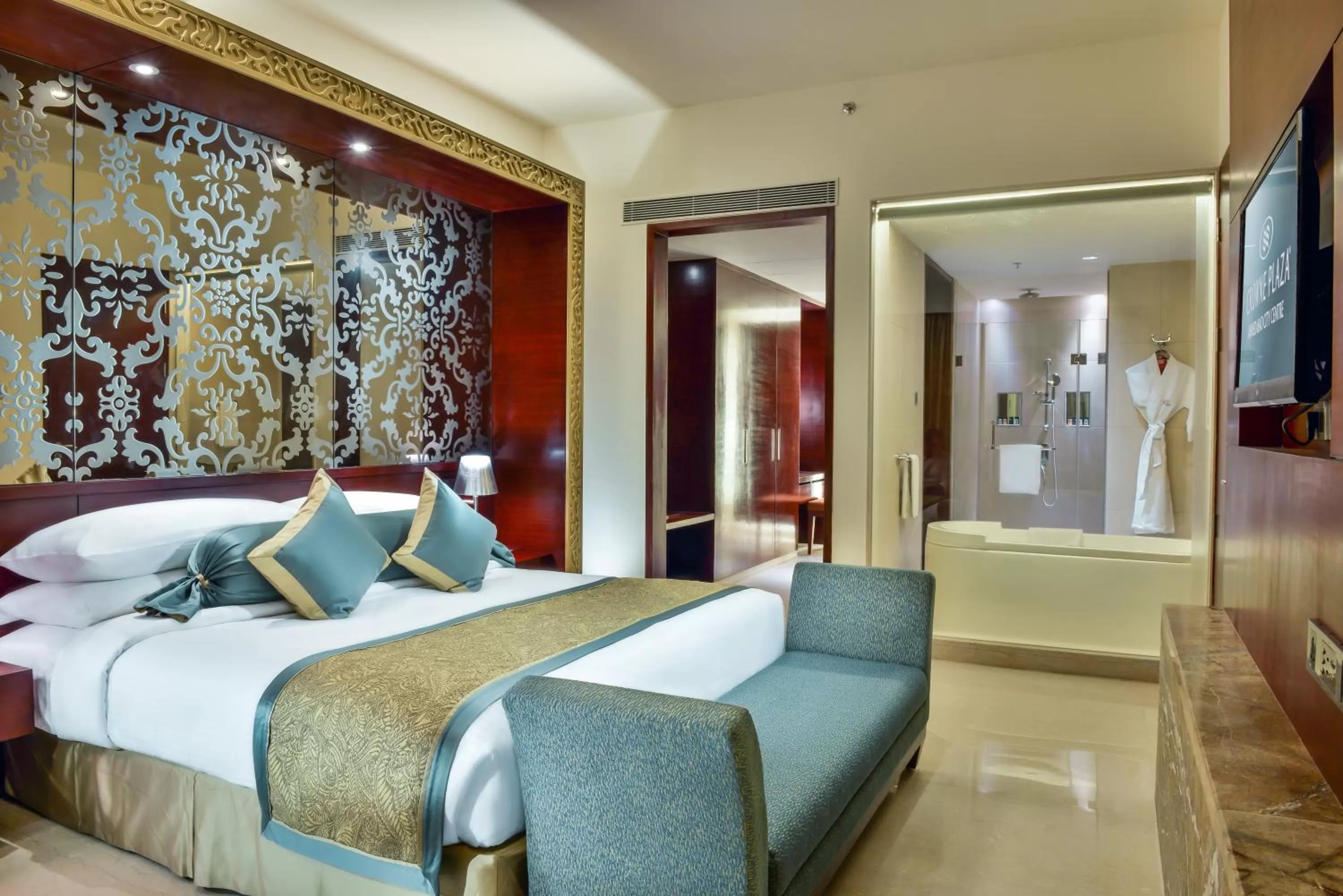 Photo of the whole room, Bed in Crowne Plaza Ahmedabad City Centre by IHG