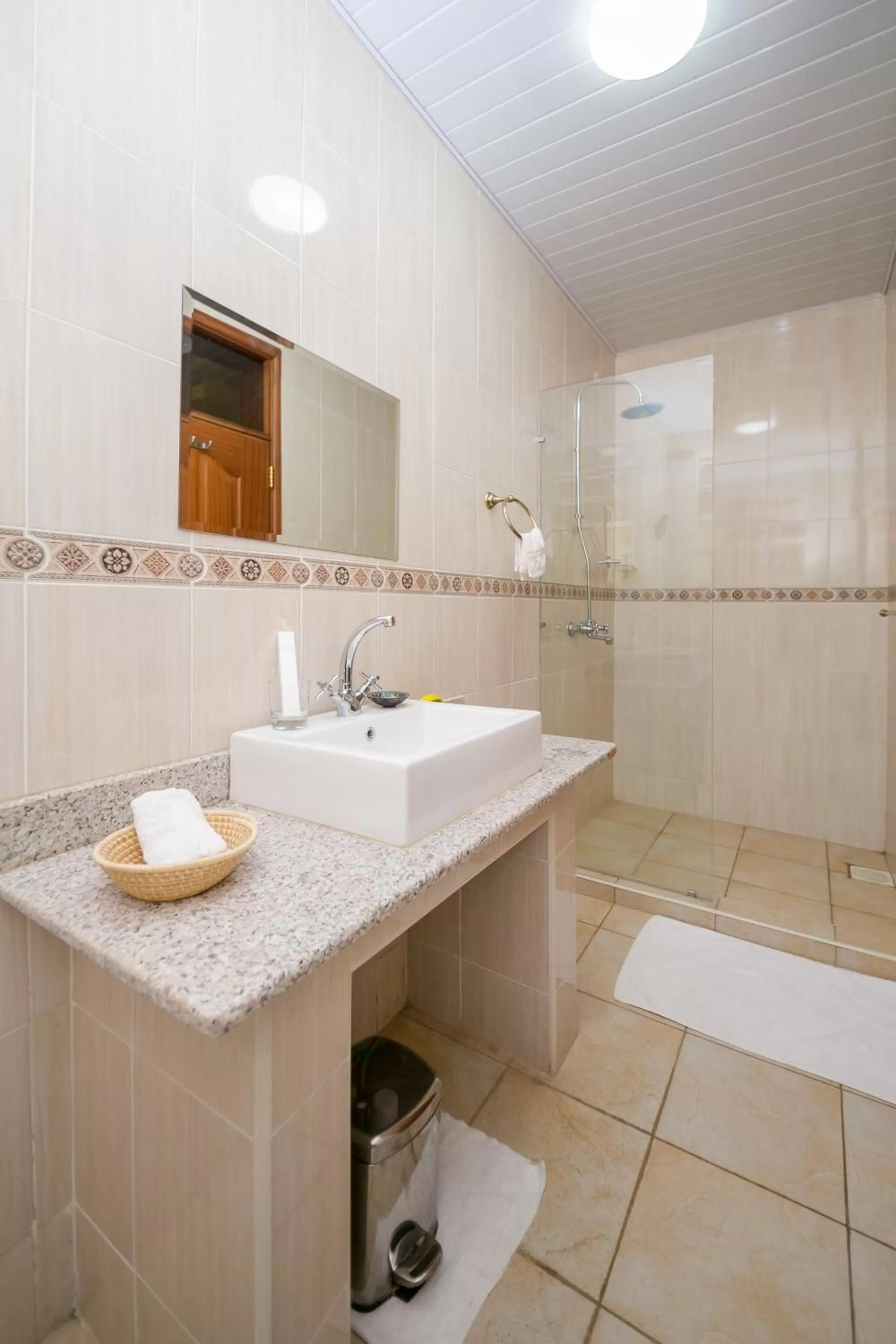 Shower, Bathroom in Hotel Rudi