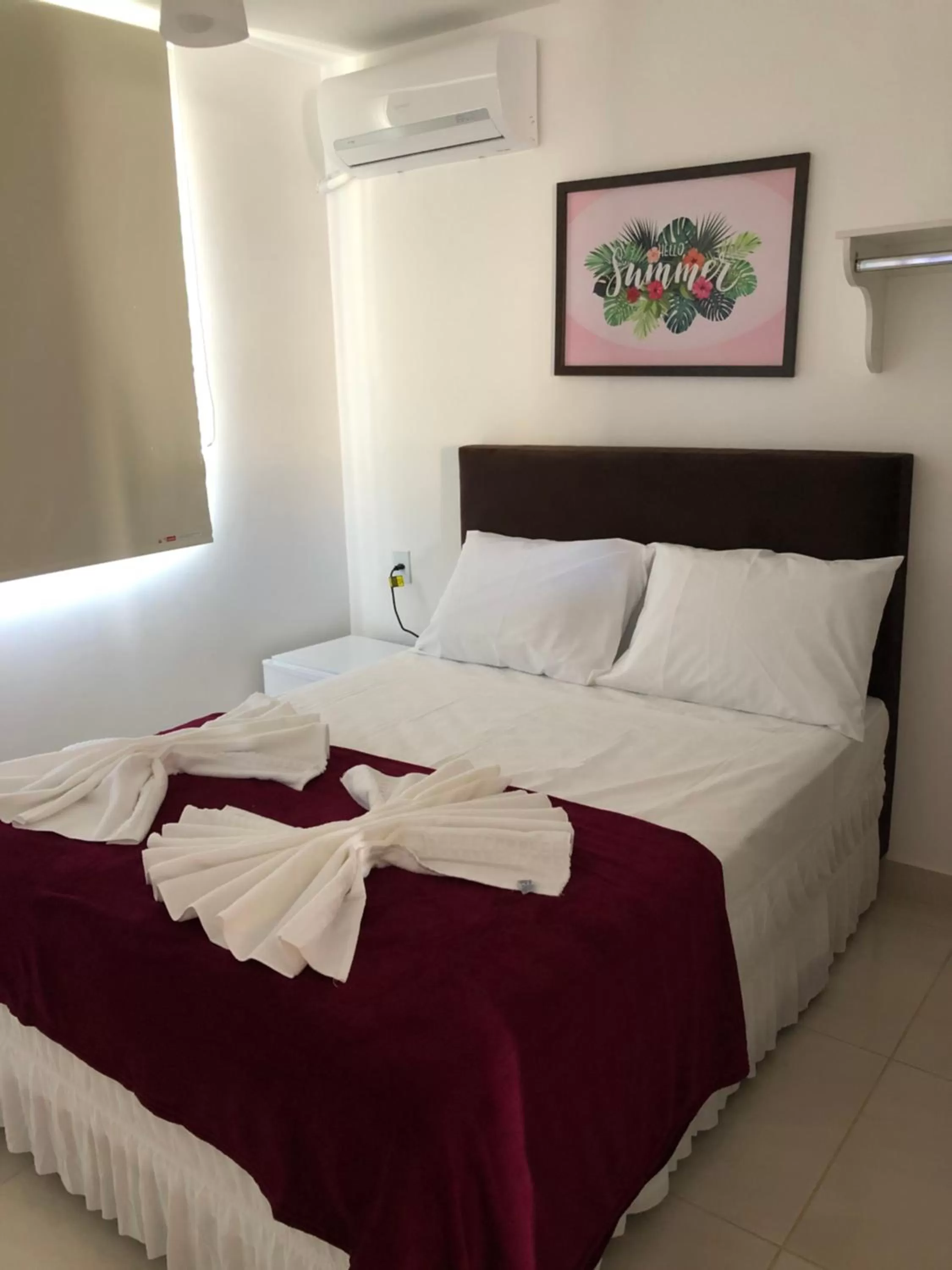 Bed in Pousada Casa Serra Alves