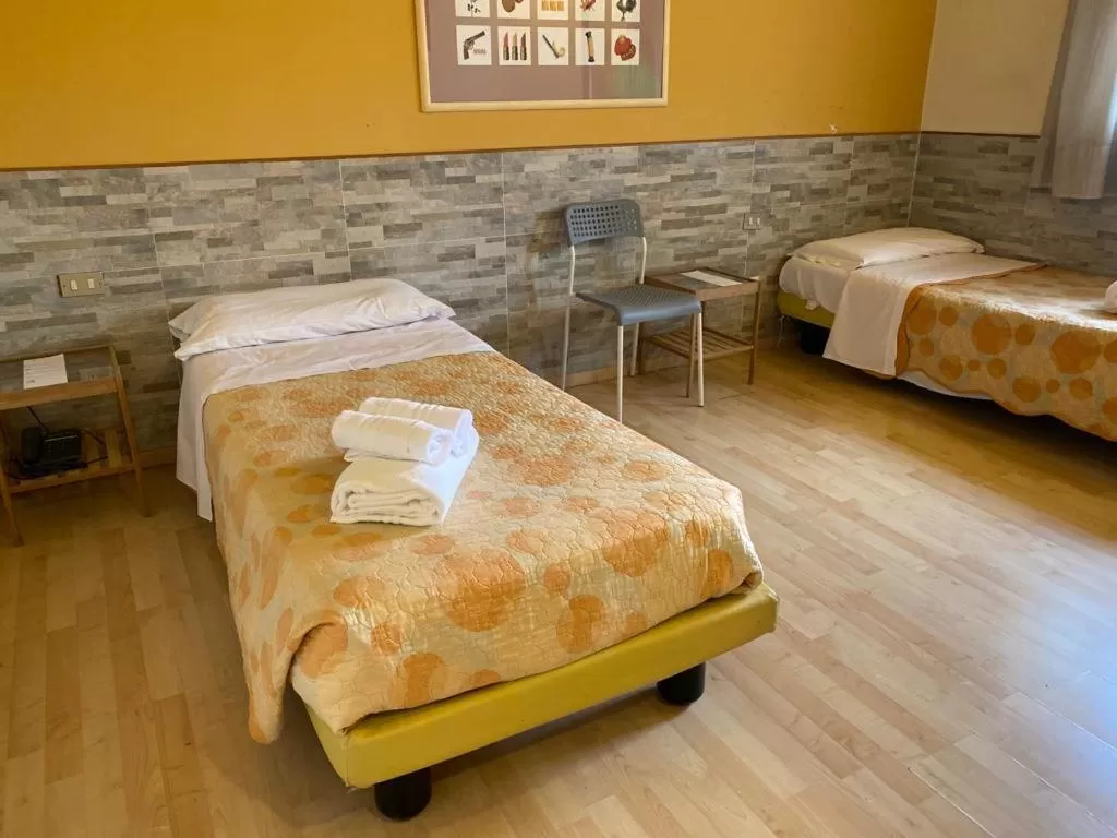 Bed in Hotel Le Calandre